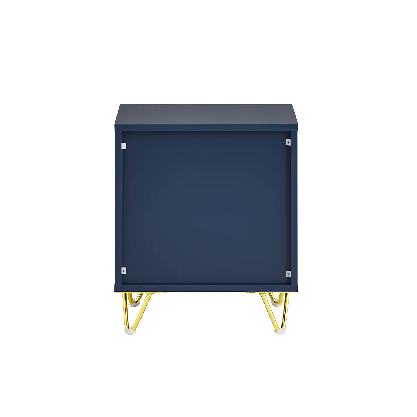 SoBuy FBT115-B Mesita de Noche Mesa Auxiliar con 2 cajones Moderna Azul - Image 4