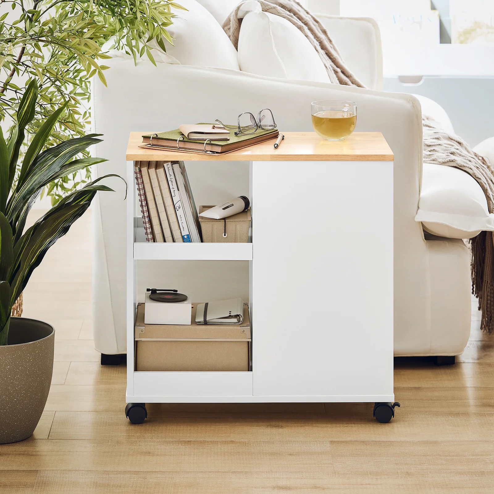 SoBuy FBT130-WN Soporte para Impresora de archivador Blanco - Image 5