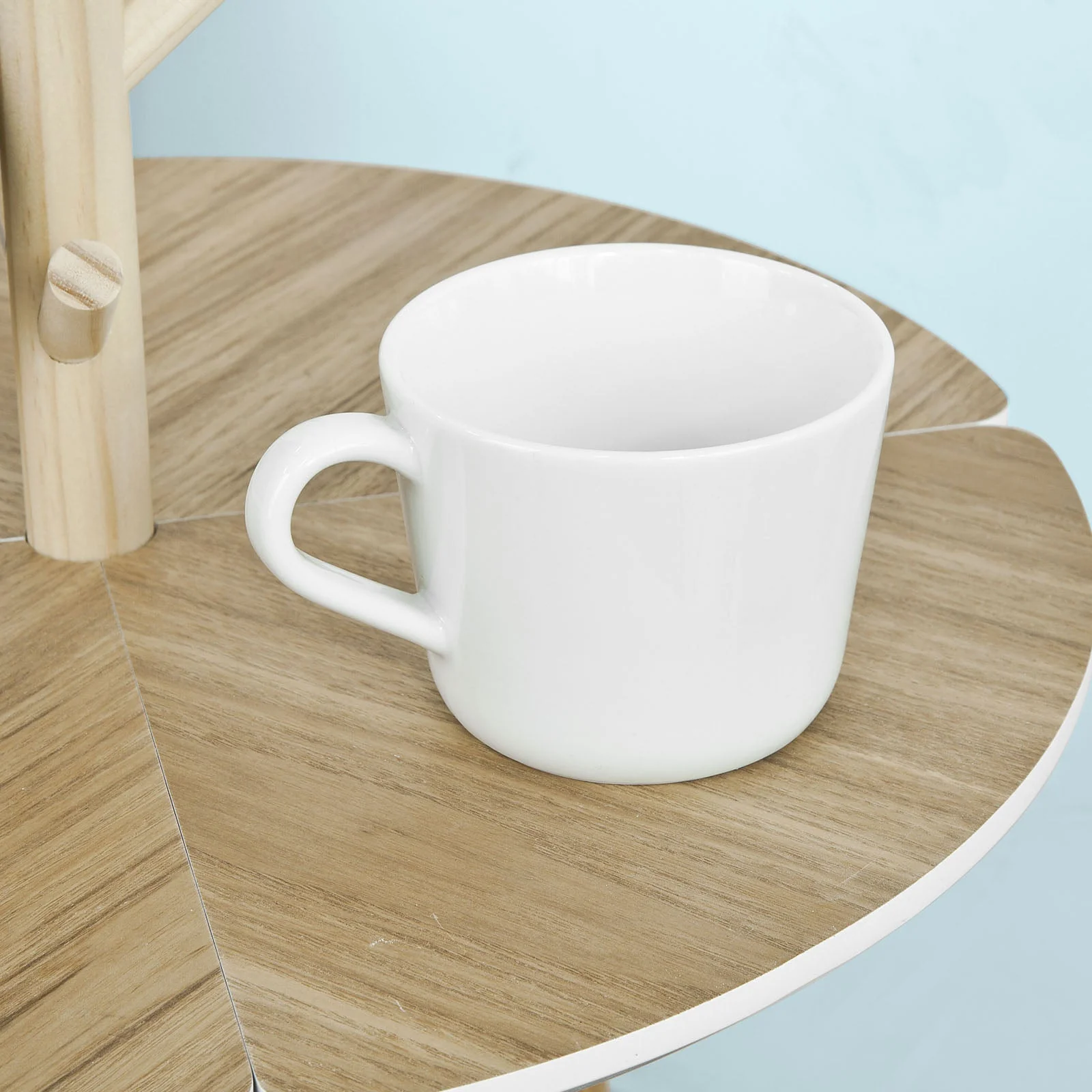SoBuy FBT38-WN Mesa de Centro con soporte para tazas - Image 7