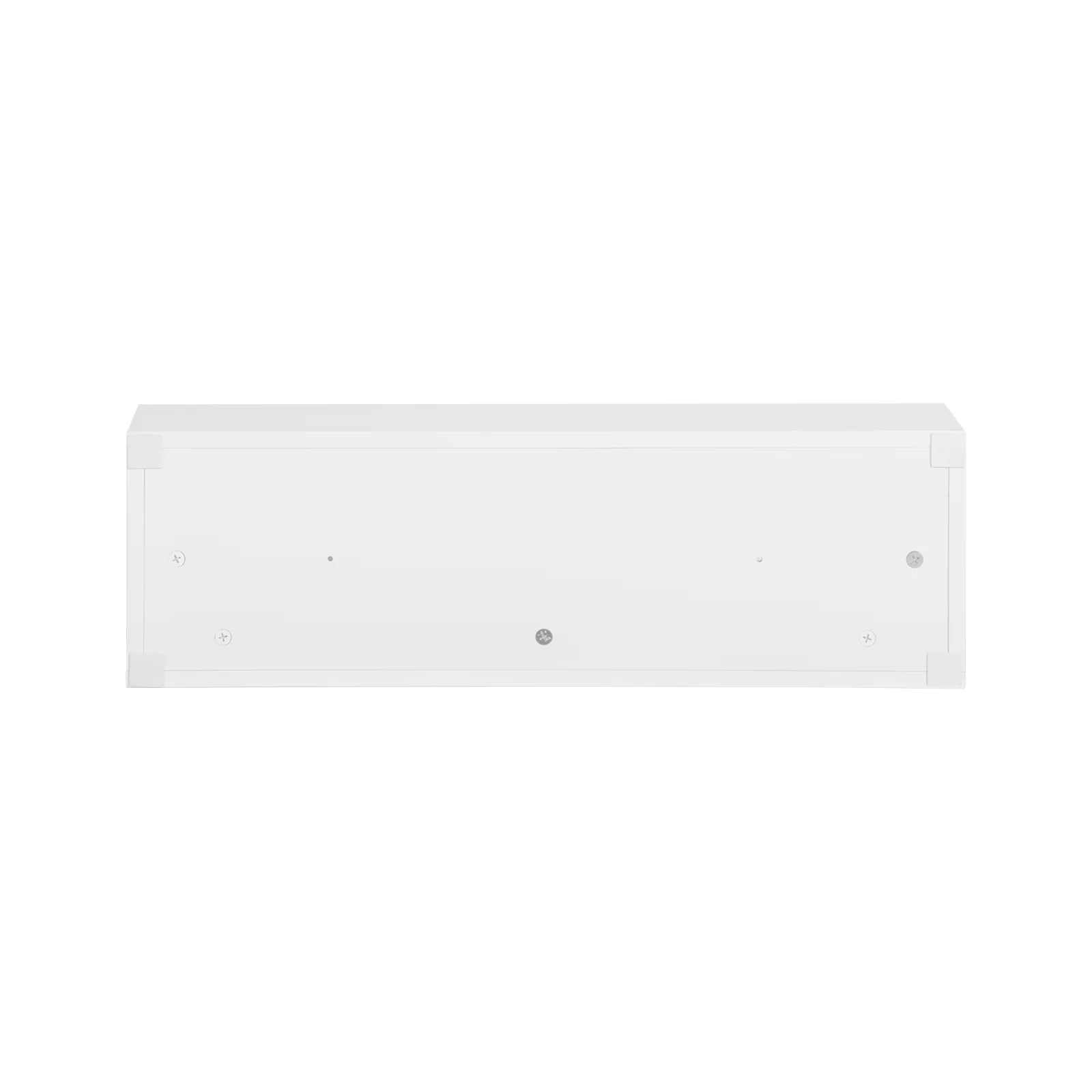 SoBuy FHK18-W Perchero de Pared con 2 Puertas Correderas y 1 Compartimento Blanco - Image 6