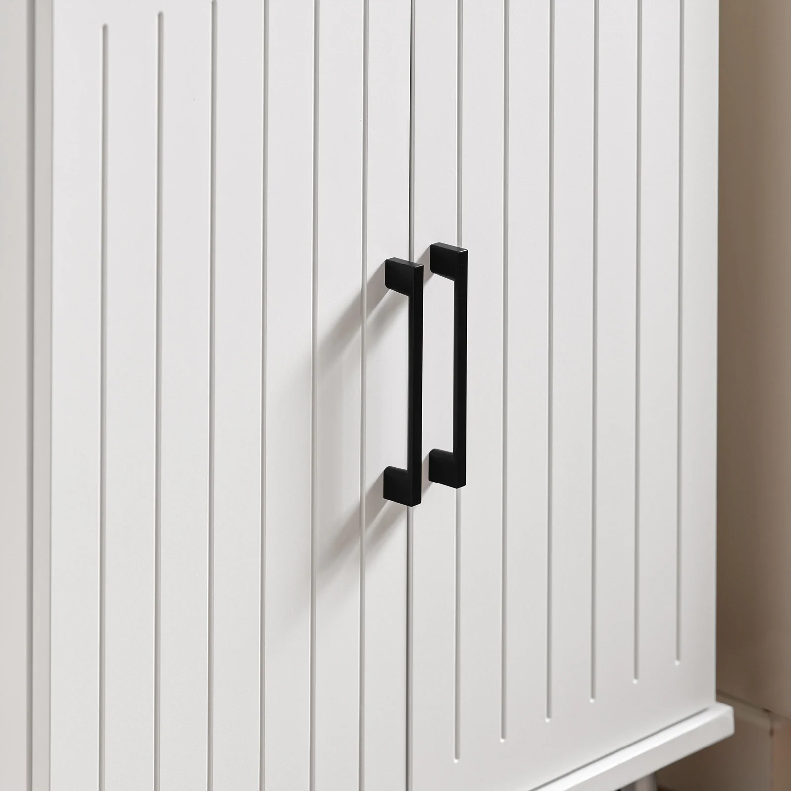 SoBuy FKW119-WN Carrito Auxiliar de Cocina con 2 Puertas 1 Cajón 1 Toallero - Image 9