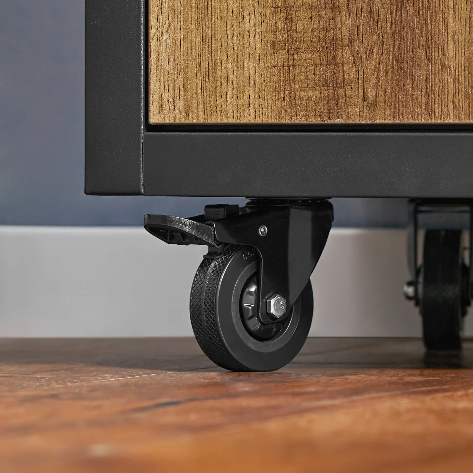 SoBuy FKW122-SCH Carrito Auxiliar de Cocina con 2 Cajones y 2 Puertas Negro - Image 7