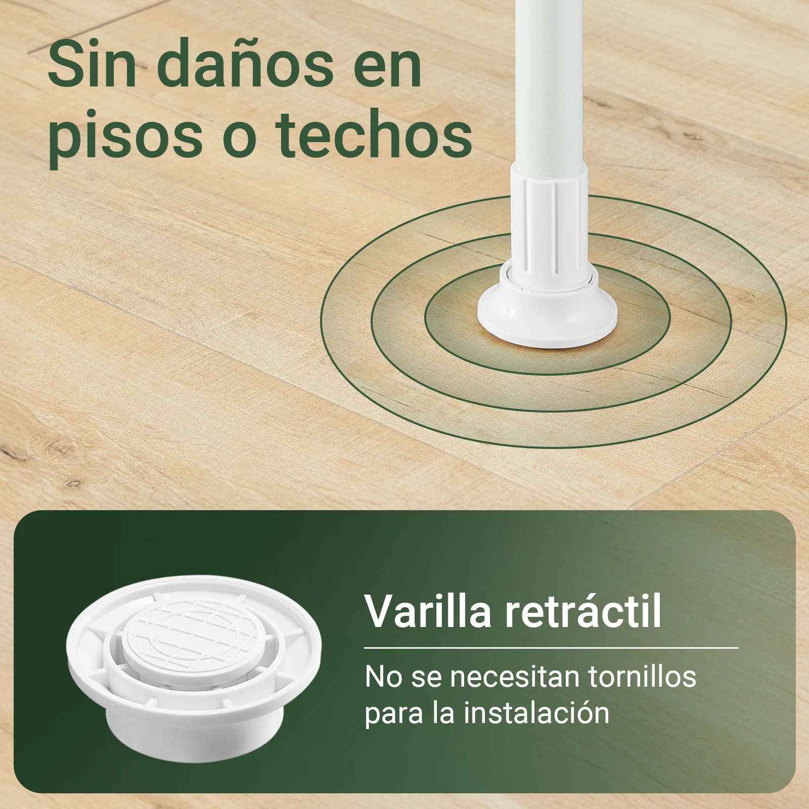 SoBuy FRG109-II-W Perchero Extensible con 2 Niveles Blanco - Image 4