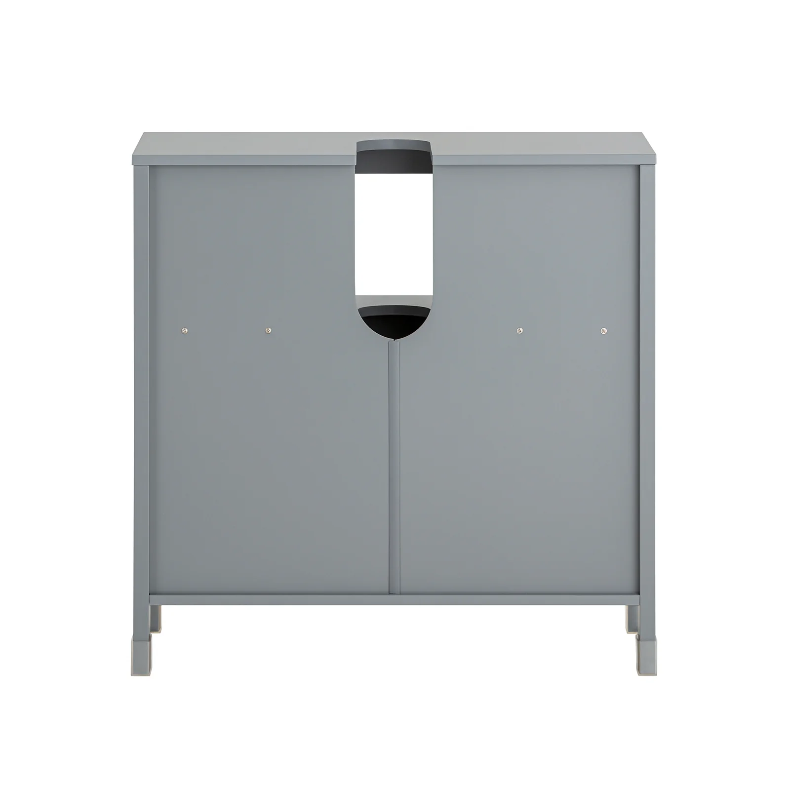 SoBuy FRG128-SG Armario para debajo del Lavabo con 1 Estante y 2 Puertas Gris - Image 10