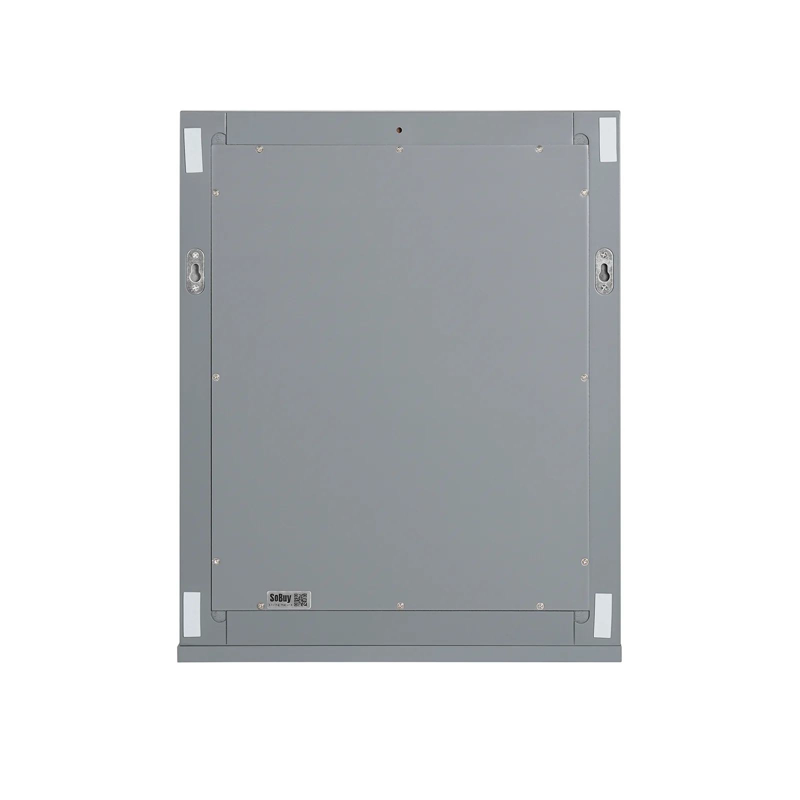 SoBuy FRG129-SG Mueble de Pared con Espejo con 1 Estante Gris - Image 7
