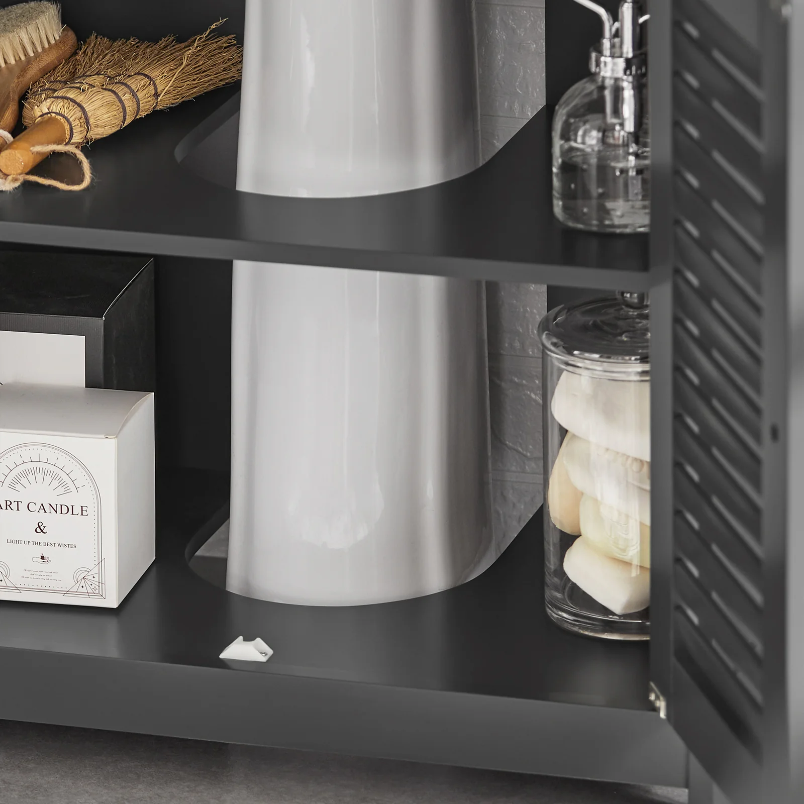 SoBuy FRG237-II-DG Mueble para Debajo del Lavabo Gris Oscuro - Image 7
