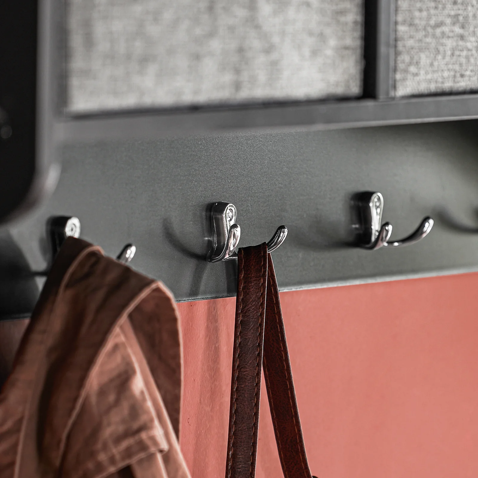 SoBuy FRG282-SCH Perchero de Pared con 5 Ganchos y 3 Cajones Negro - Image 7