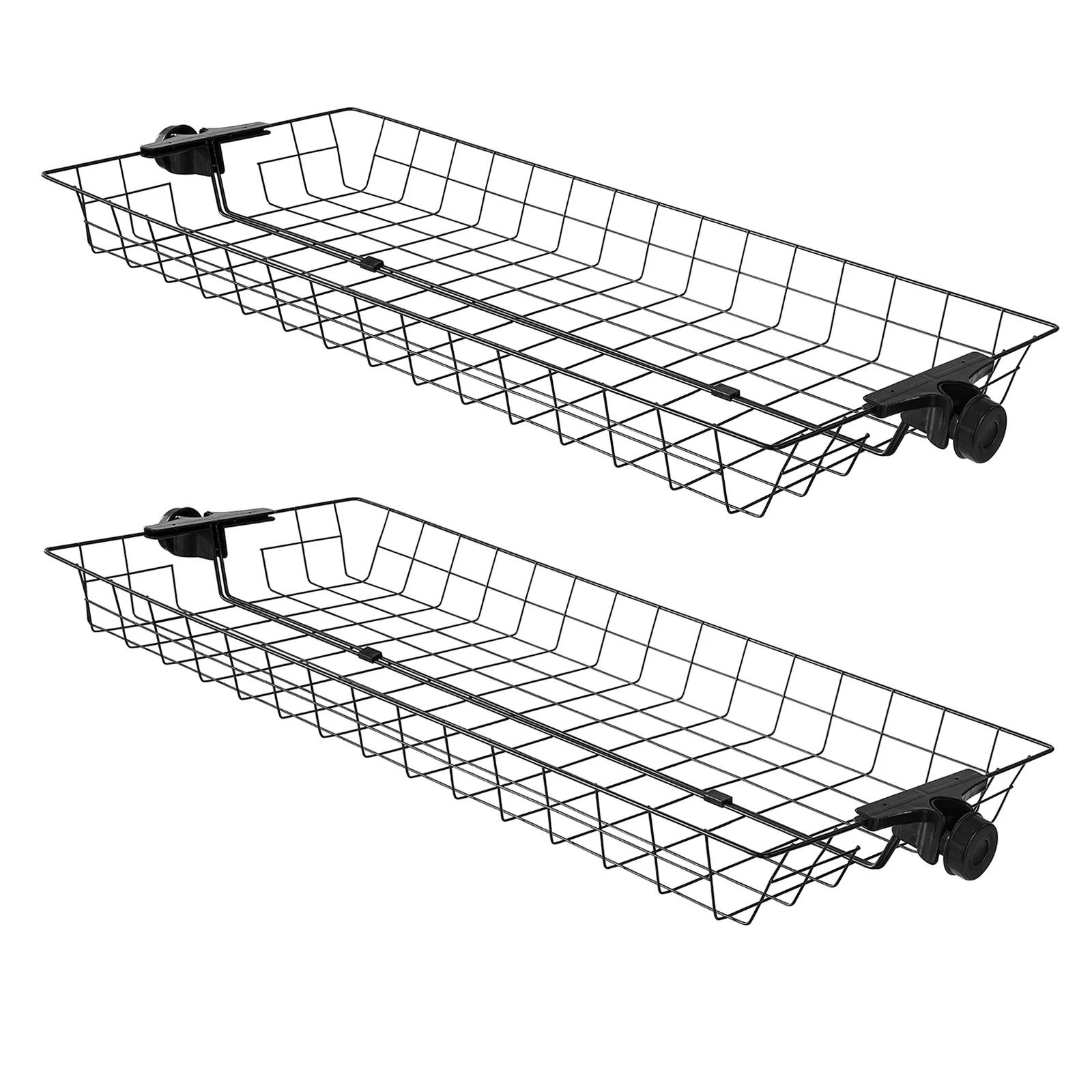 SoBuy FRG34-P02 Set de Dos Cestas de Alambre de Metal Multiusos para Ropa - Image 4