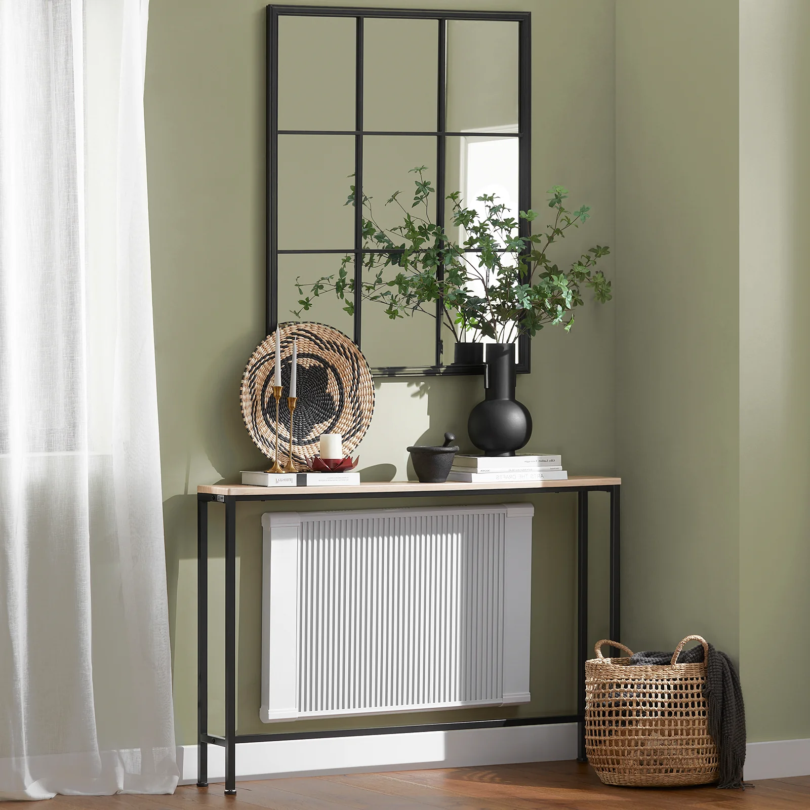 SoBuy FSB19-XL-Z Mesa de Entrada Recibidor 120 x 20 x 80 cm - Image 4