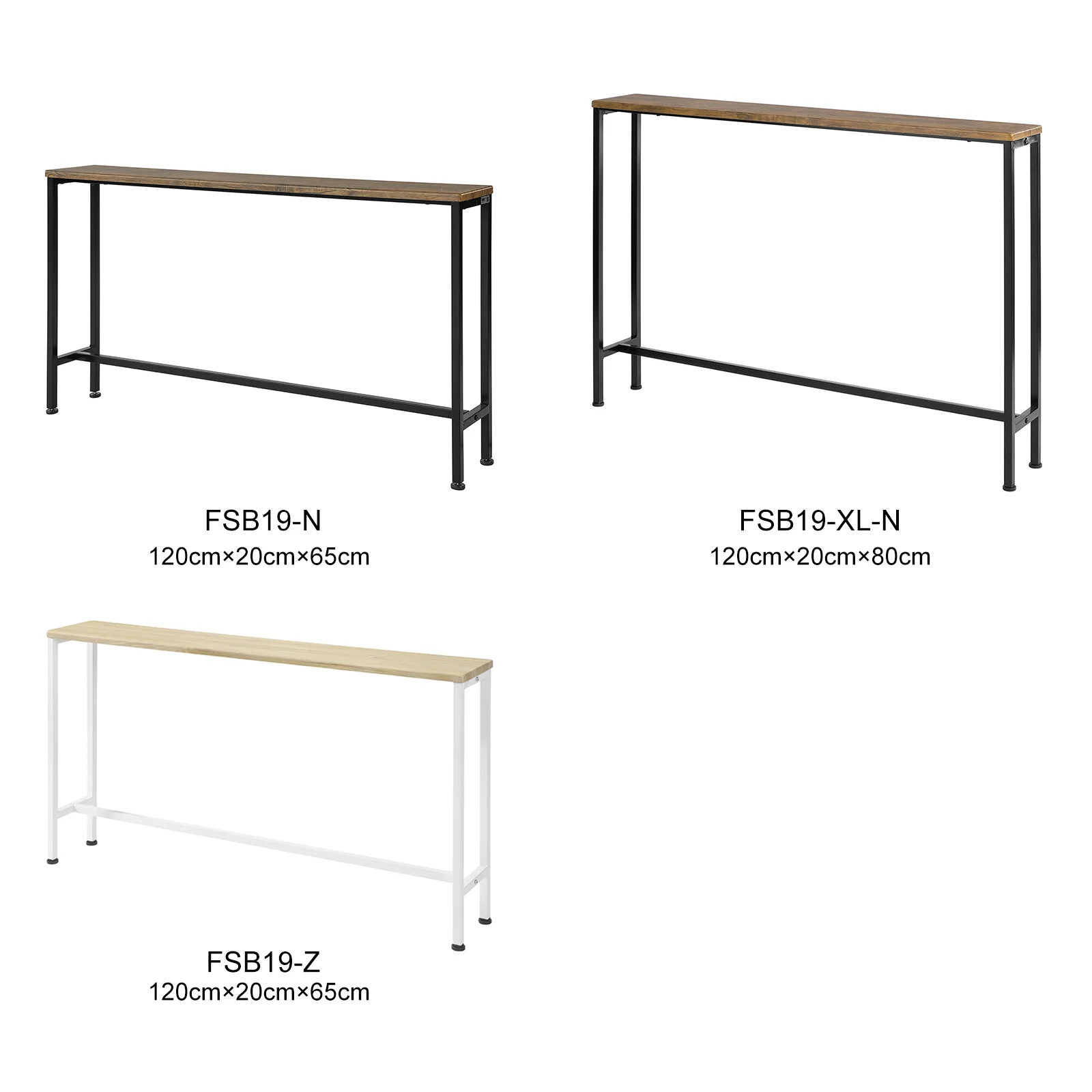 SoBuy FSB19-Z Mesa de Entrada Color de madera/blanco - Image 9