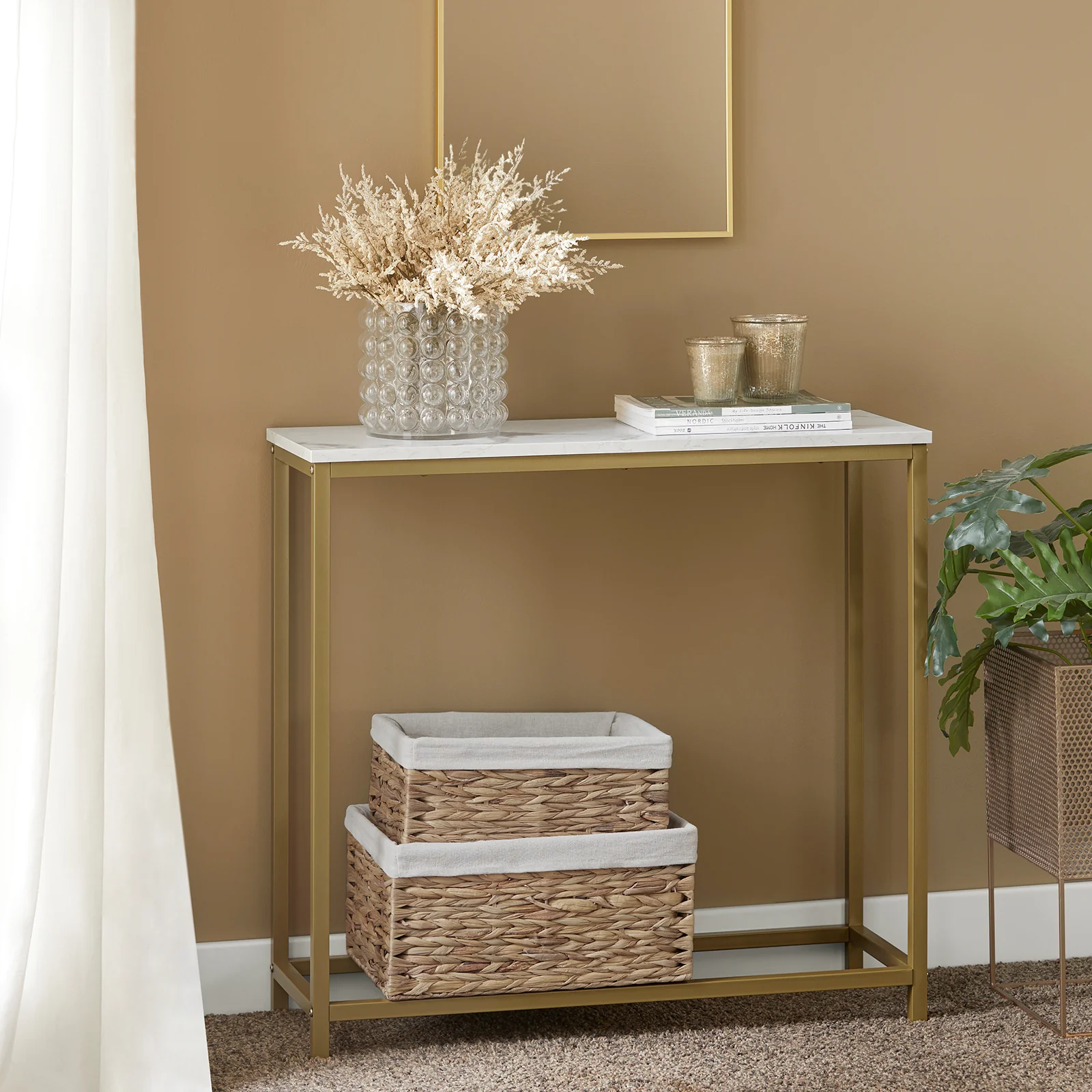 SoBuy FSB29-G Mesa de Entrada en color dorado - Image 5