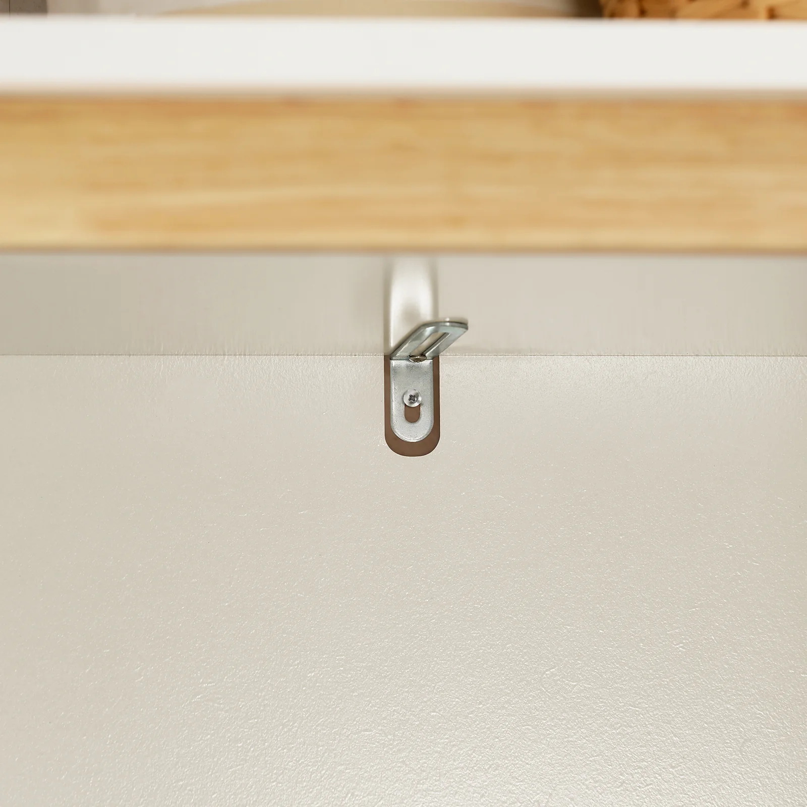 SoBuy FSB75-WN Aparador de Cocina Buffet para Entrada con 3 Puertas y 2 Cajones - Image 8