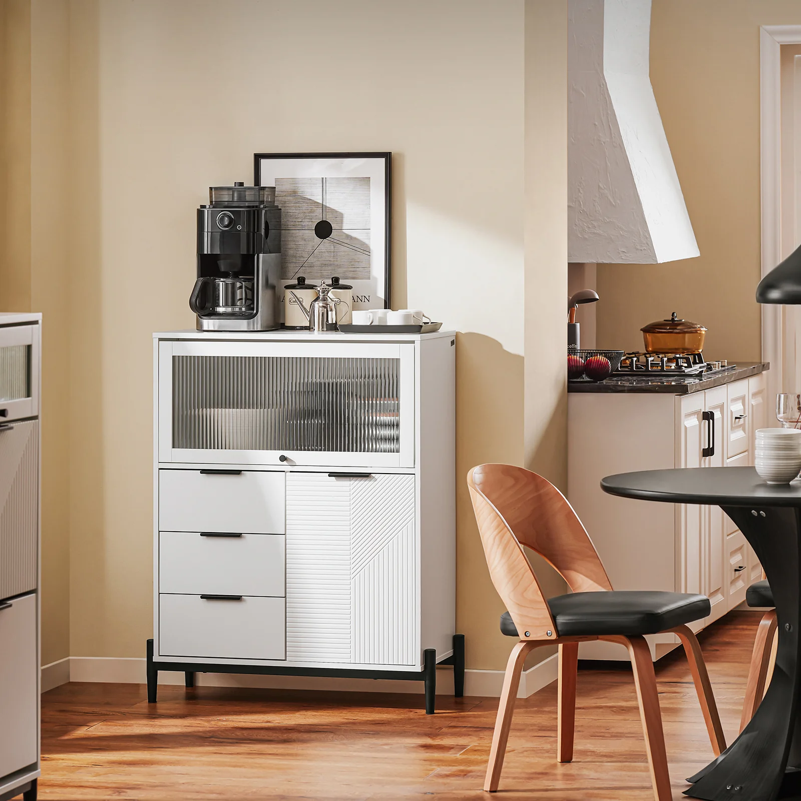 SoBuy FSB94-W Aparador Multifuncional para Pasillo salón y Cocina - Image 5