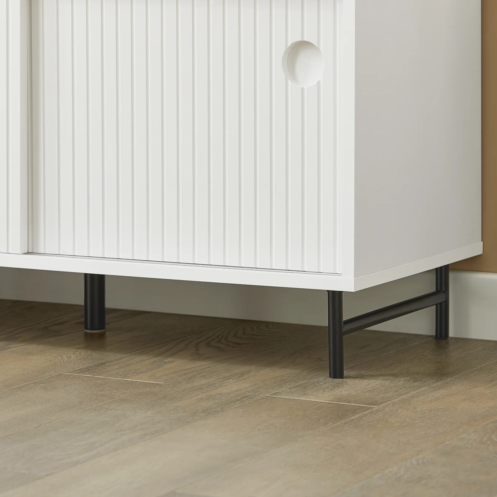 SoBuy FSR116-W Banco Zapatero con Puertas Correderas Blanco - Image 8