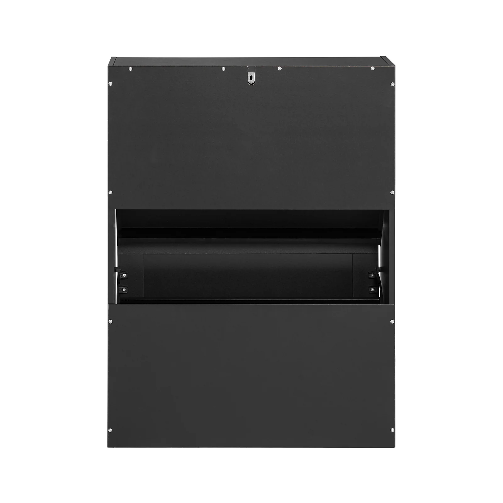 SoBuy FSR137-SCH Zapatero estrecho con 2 Solapas 60x25x80cm Negro - Image 4