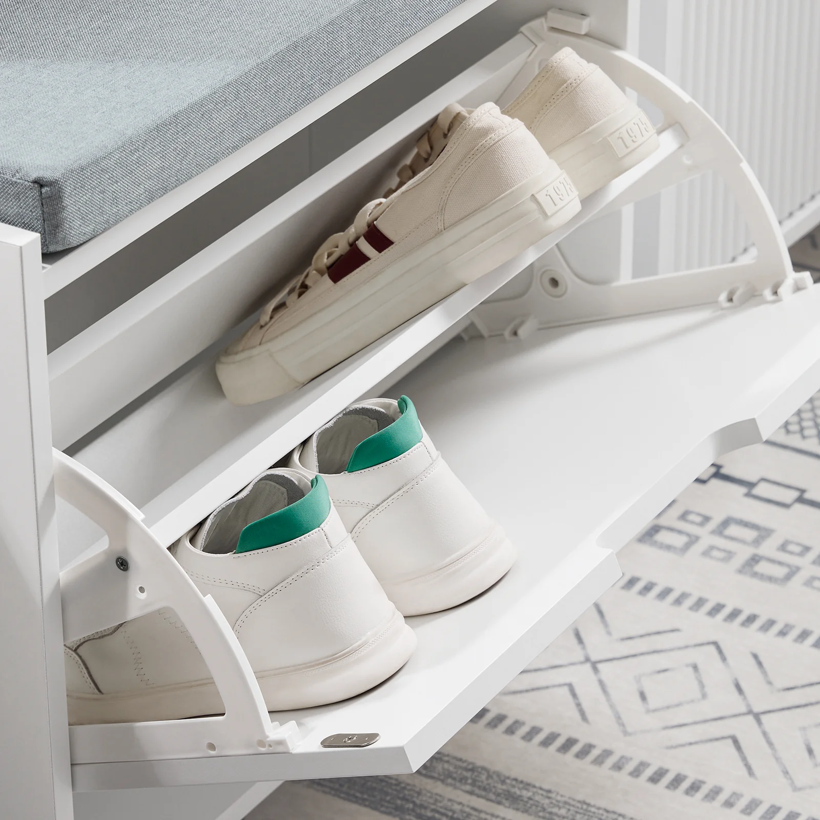 SoBuy FSR151-K-W Banco Zapatero Pequeño con 1 Solapa - Image 7