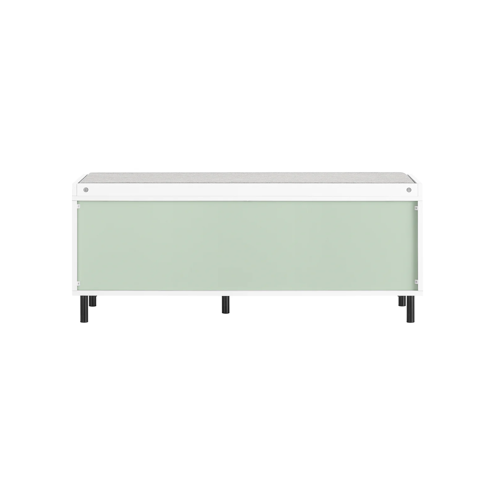 SoBuy FSR158-GR Banco Zapatero de Entrada con 2 Puertas Verde y Blanco - Image 10