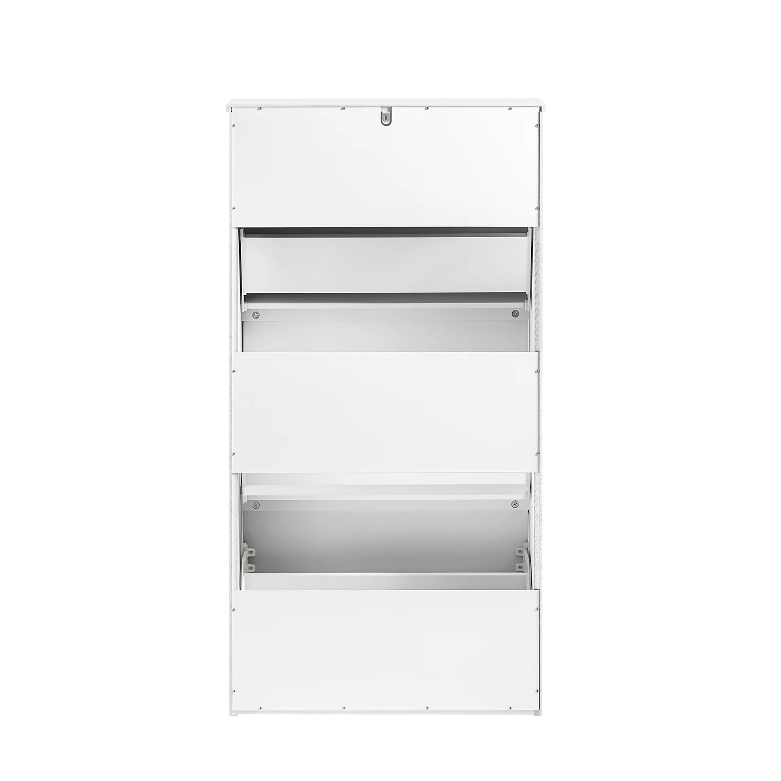 SoBuy FSR165-H-W Zapatero con 3 Solapas Blanco 61 x 26 x 120 cm - Image 4