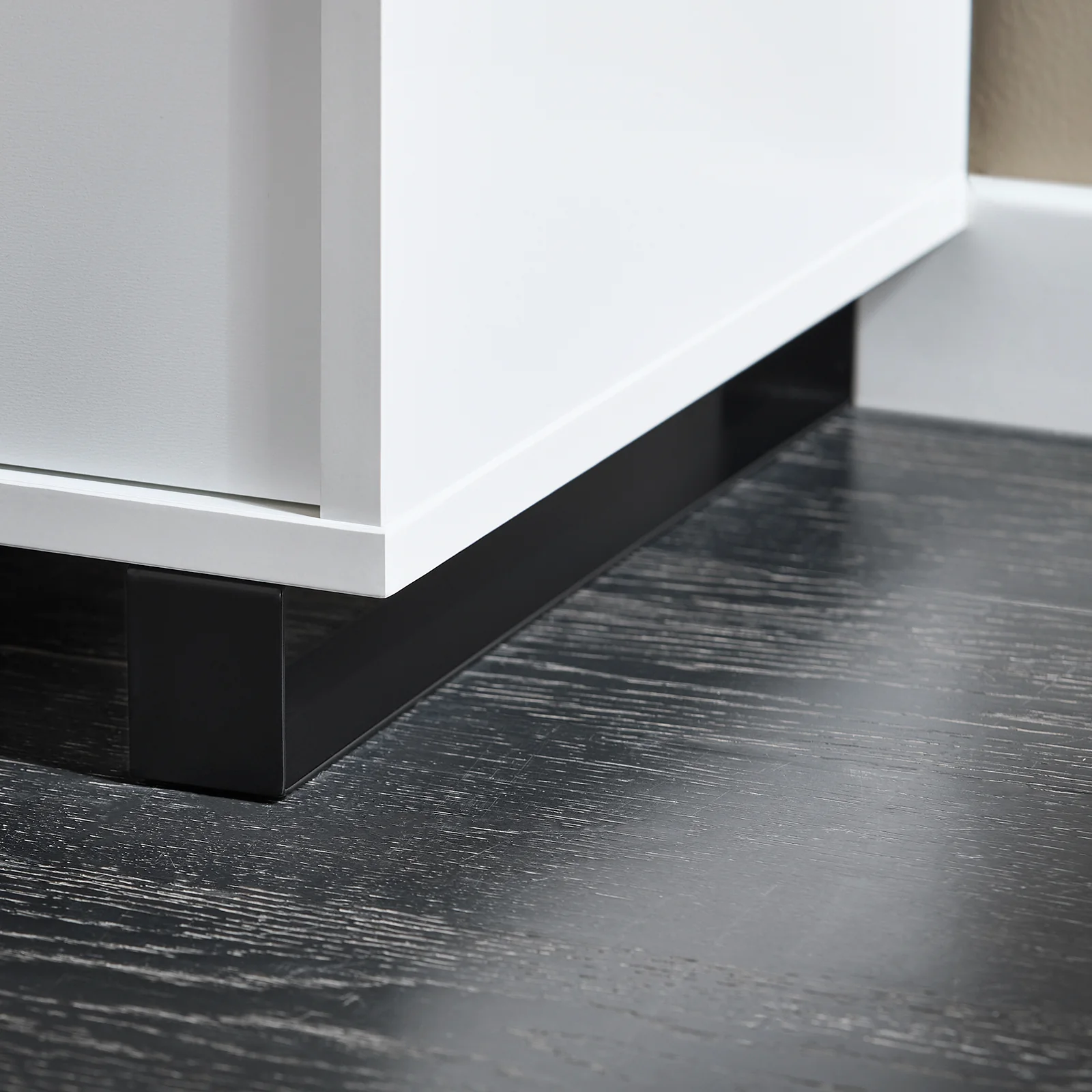 SoBuy FSR176-W Banco Zapatero con 1 Compartimento 2 Cajones y 2 Puertas110 x 35 x 42 cm Blanco - Image 7