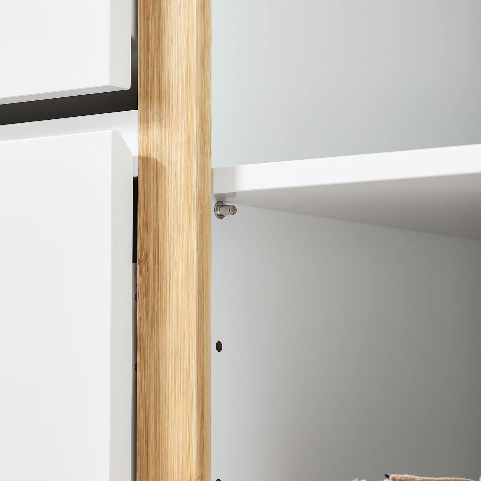 Preventa-SoBuy FSR189-WN Zapatero con 3 Solapas y 1 Puerta 80x34x122 cm Blanco - Image 8