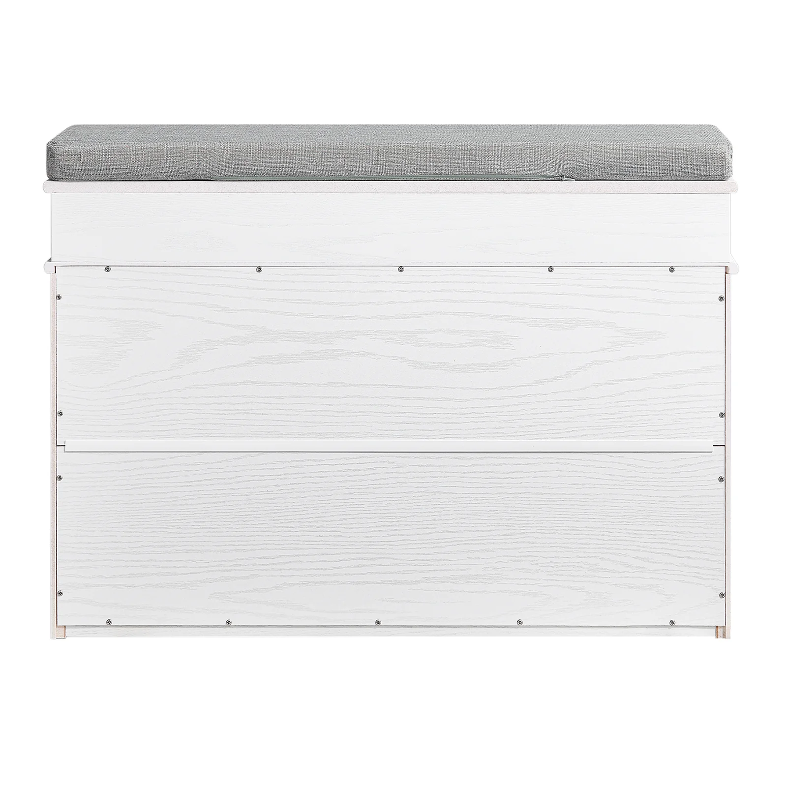 SoBuy FSR82-L-WG Zapatero Entrada Recibidor con Cajón Ancho 75cm | Madera Envejecida Blanca - Image 8