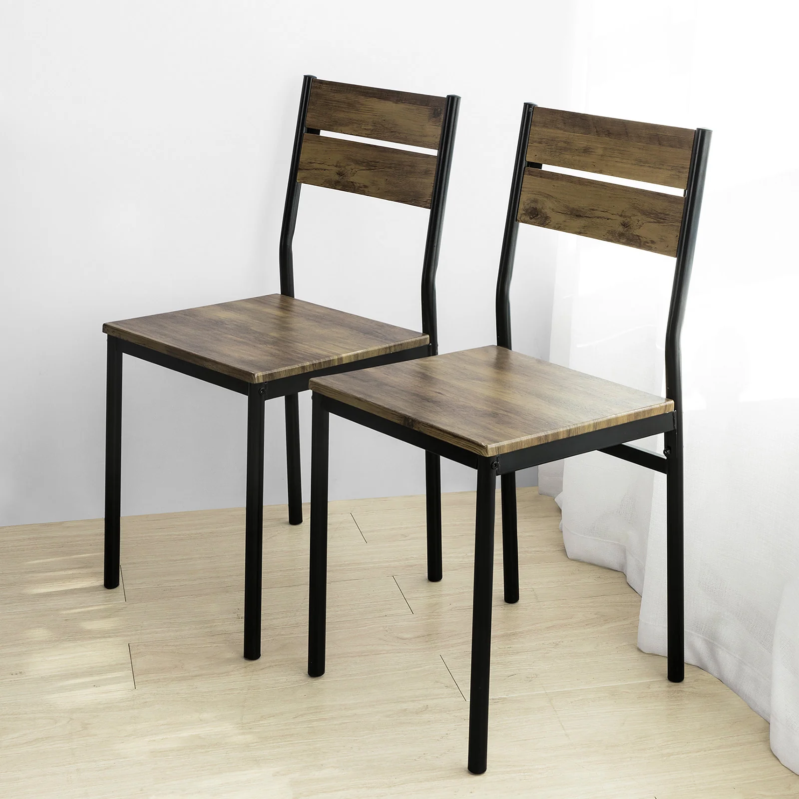 SoBuy FST72-Nx4 4 Sillas de Comedor Restaurante Sala Cocina - Image 2