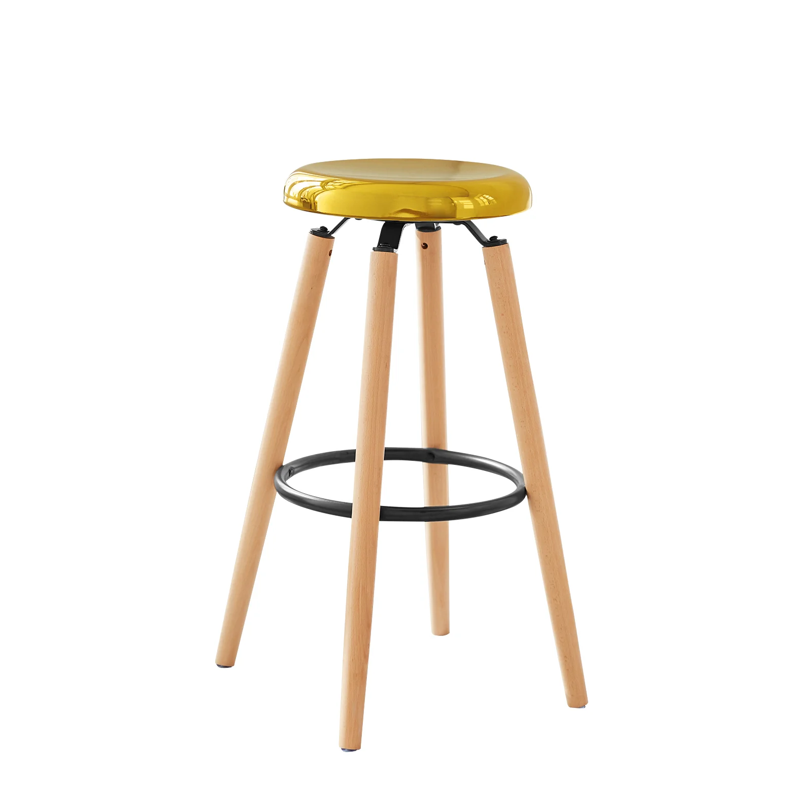 SoBuy FST89-G  Taburete de bar con reposapiés