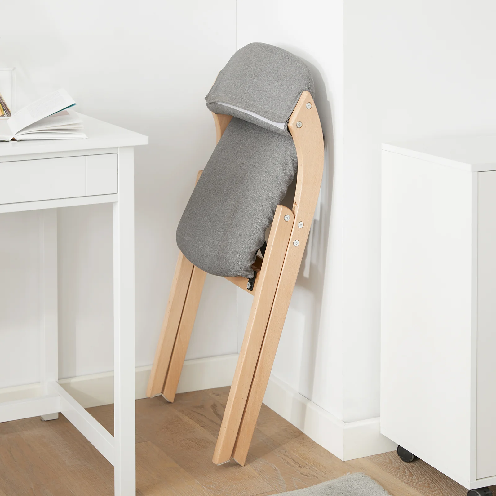 Preventa-SoBuy FST92-Nx4 Lote de 4 Sillas Plegables de Madera con Asiento y Respaldo - Image 5