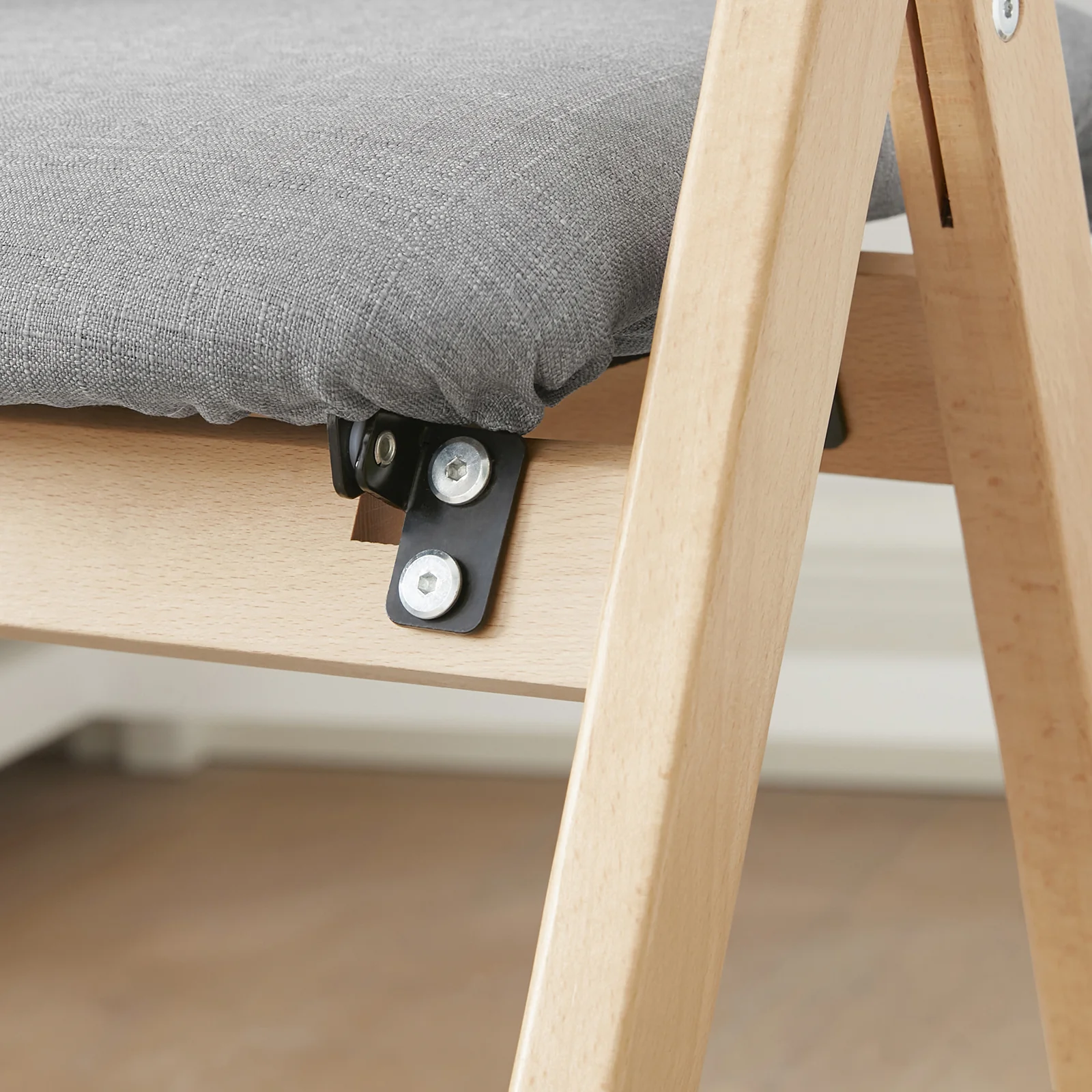 Preventa-SoBuy FST92-Nx4 Lote de 4 Sillas Plegables de Madera con Asiento y Respaldo - Image 6