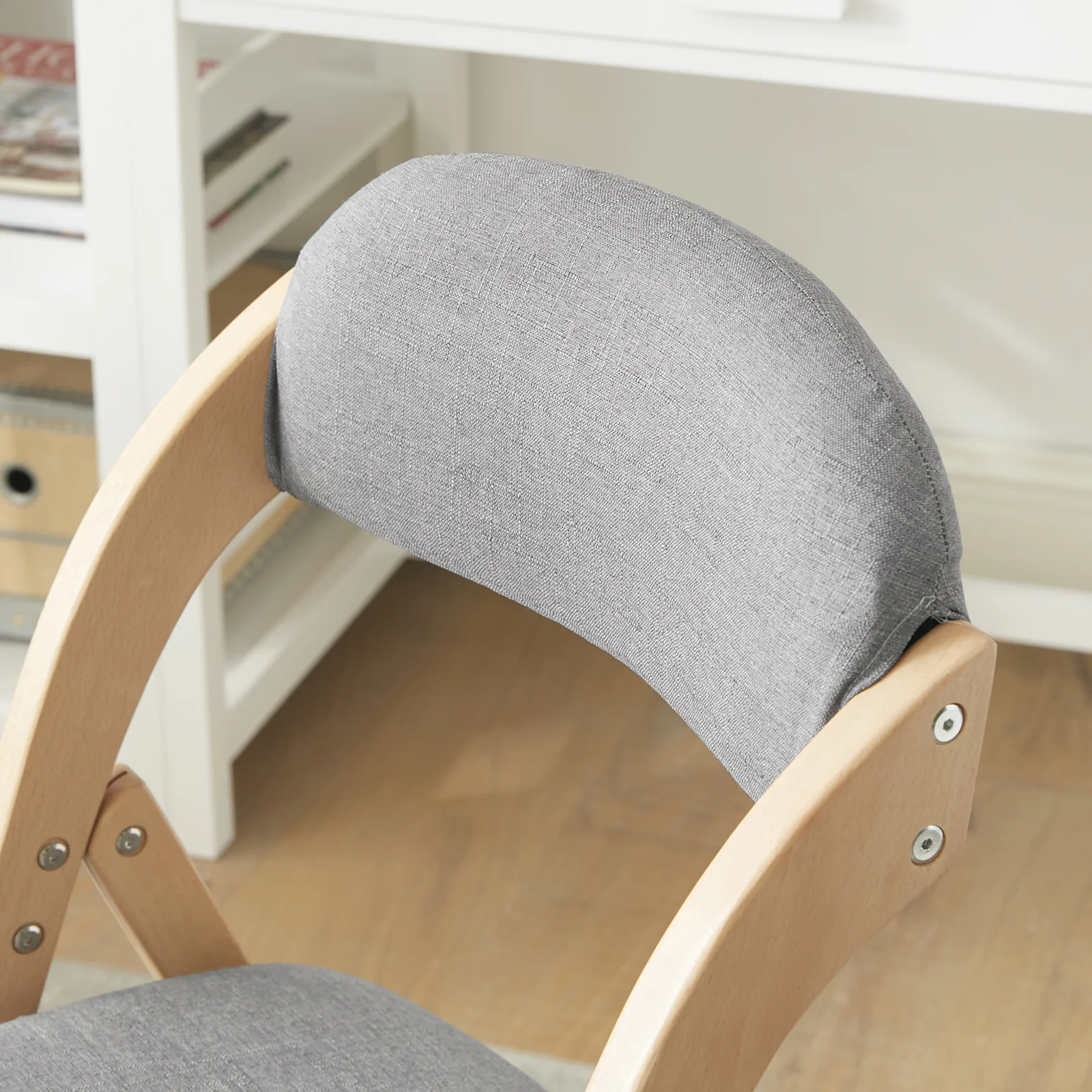 Preventa-SoBuy FST92-Nx4 Lote de 4 Sillas Plegables de Madera con Asiento y Respaldo - Image 7