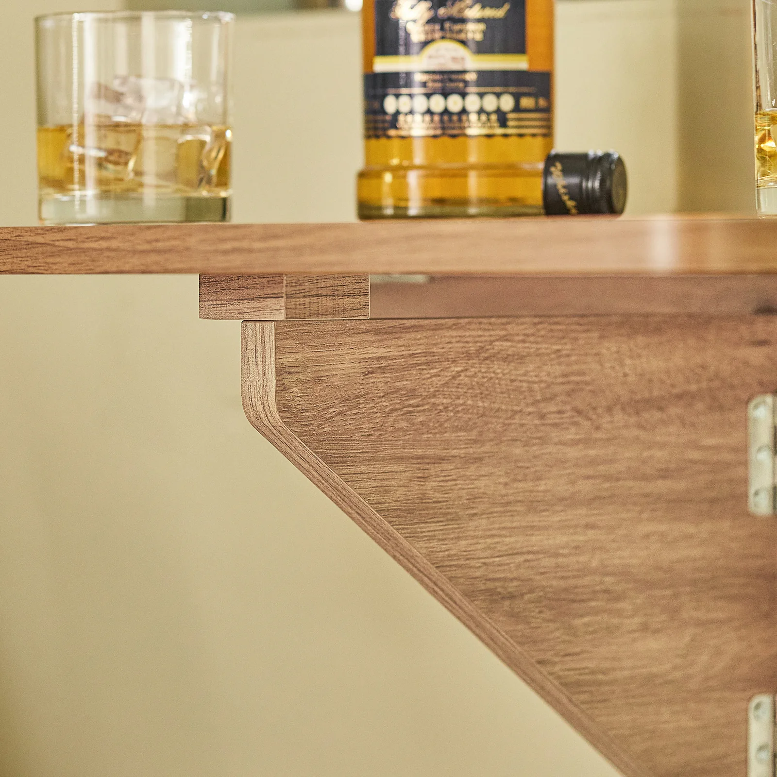 SoBuy FWT03-PF Mesa Plegable de Pared para comedor, dormitorio, escritorio 60 x 40 cm Marrón - Image 7