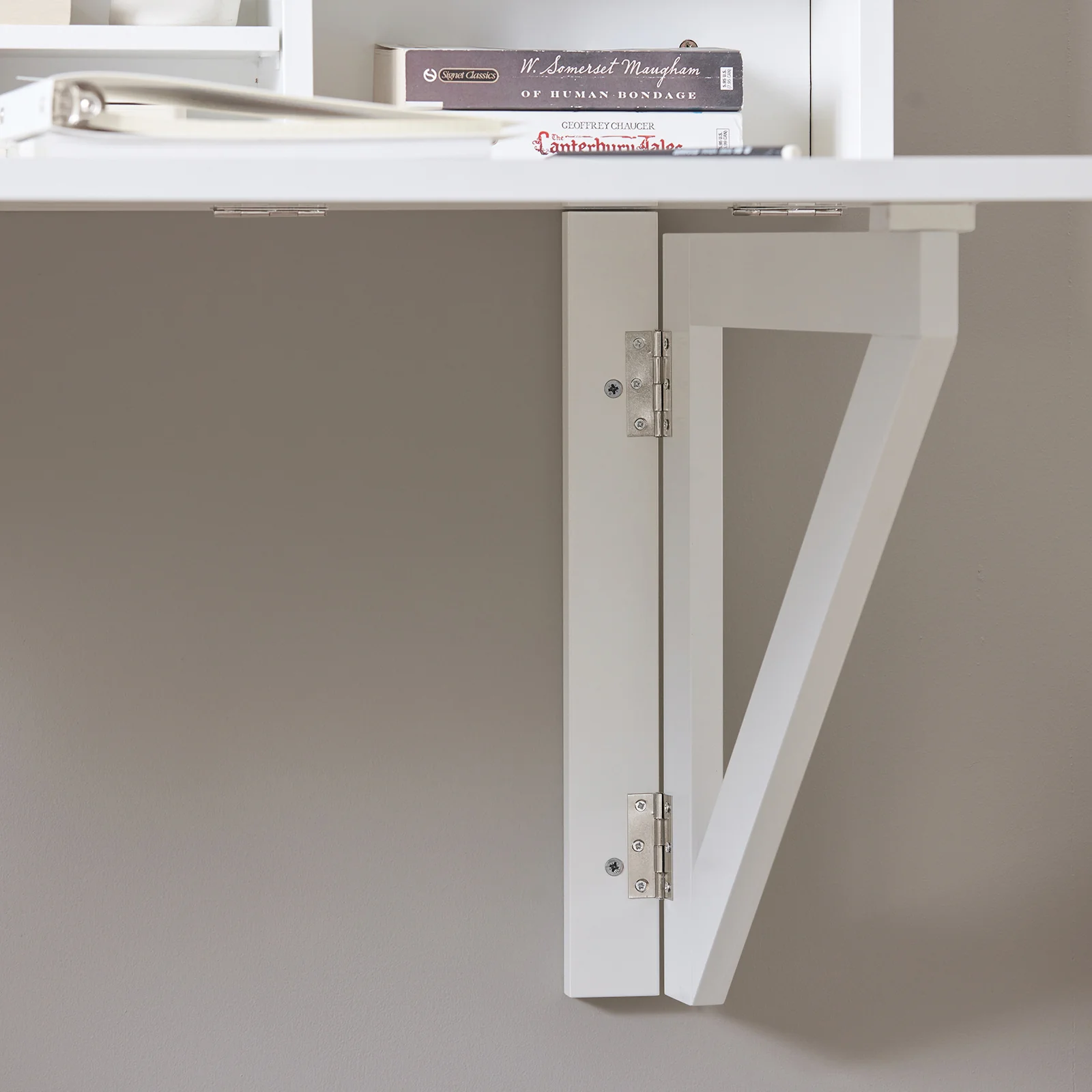 SoBuy FWT07-II-W Mesa de pared Con estante integrado 90 x 60 x 78 cm - Image 7