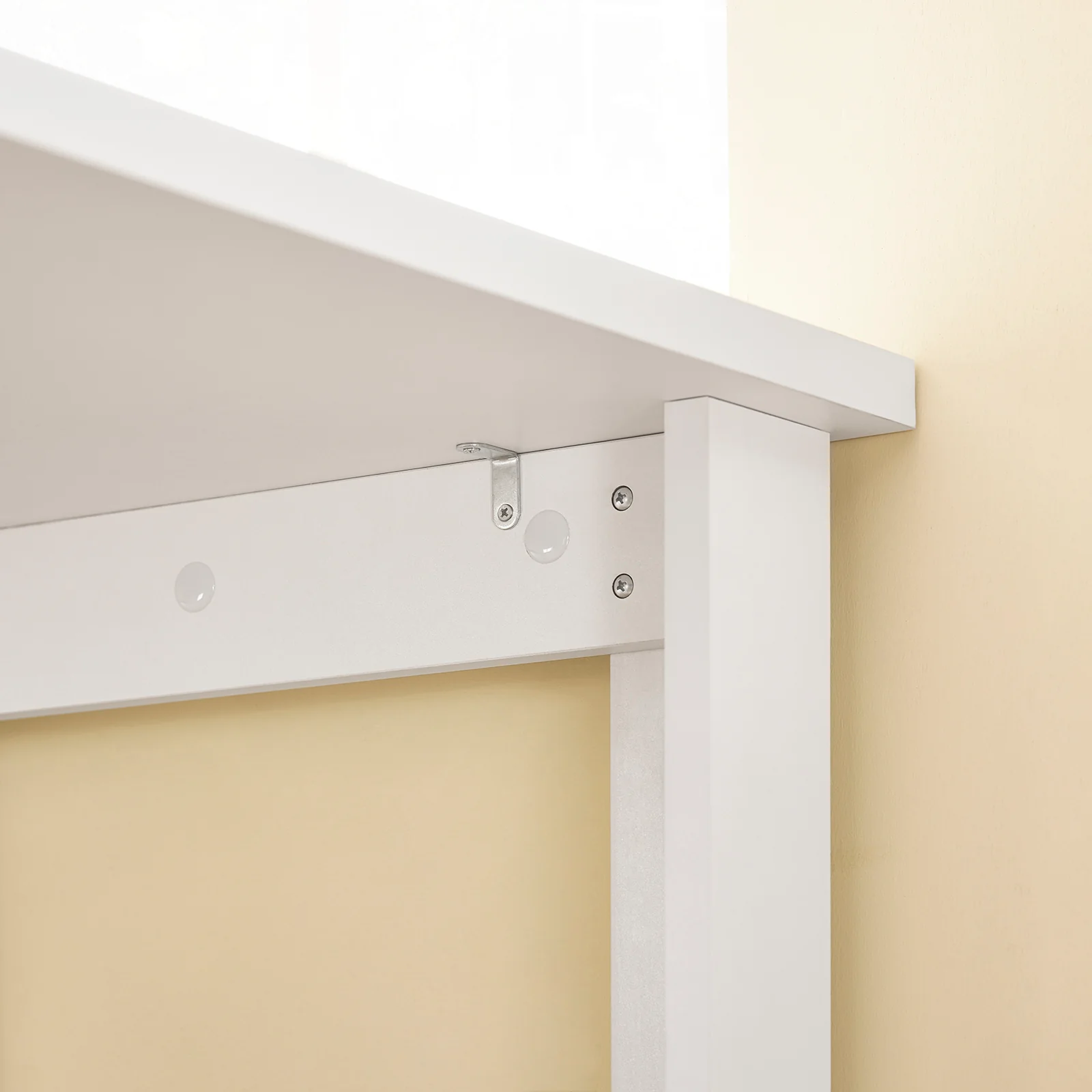 SoBuy FWT17-II-W Mesa Alta de Cocina Mesa de Bar con 3 Estantes Blanca 112 x 57 x 106 cm - Image 6