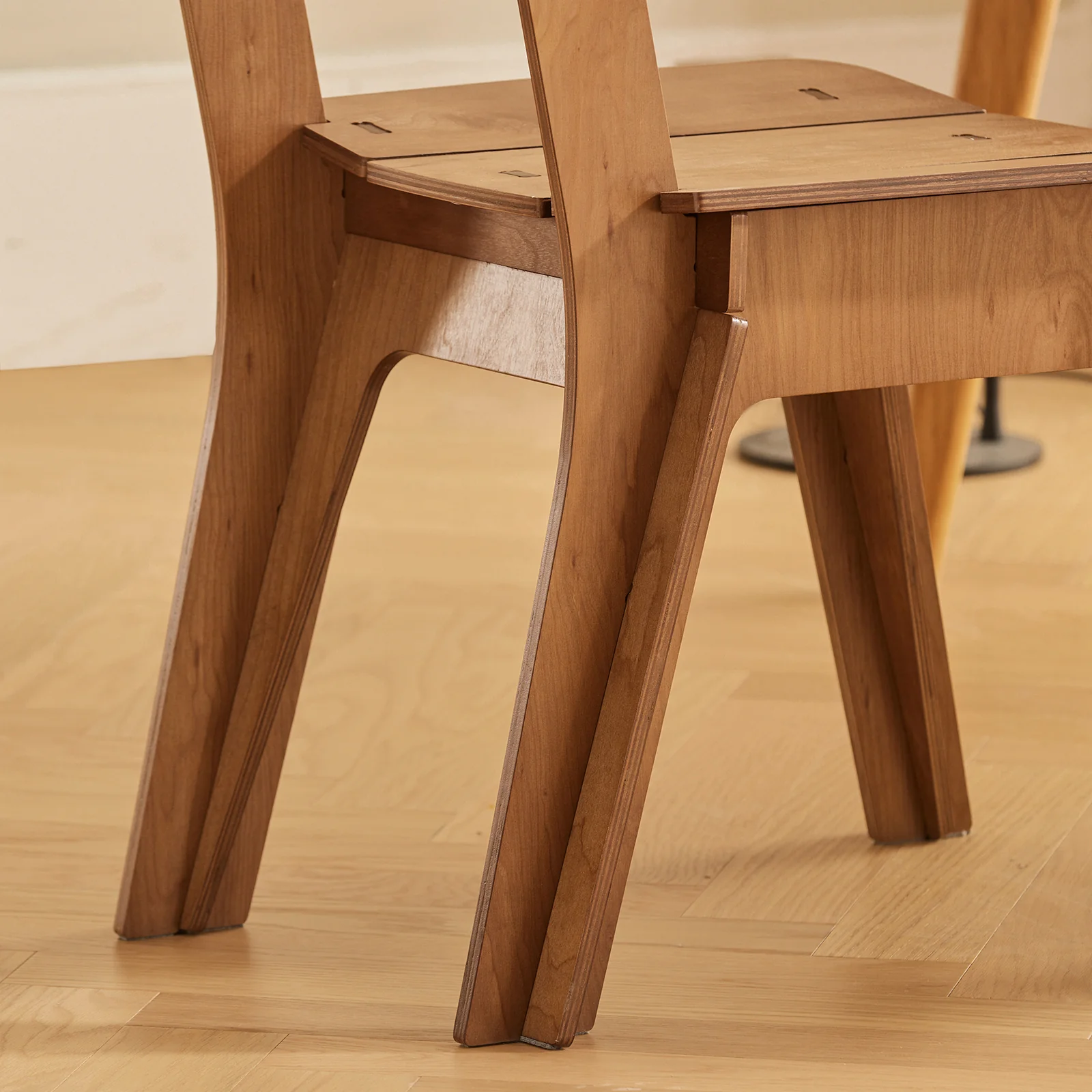 SoBuy HFST01-BR Silla de Comedor con Respaldo con Juntas de Espiga Marrón - Image 9