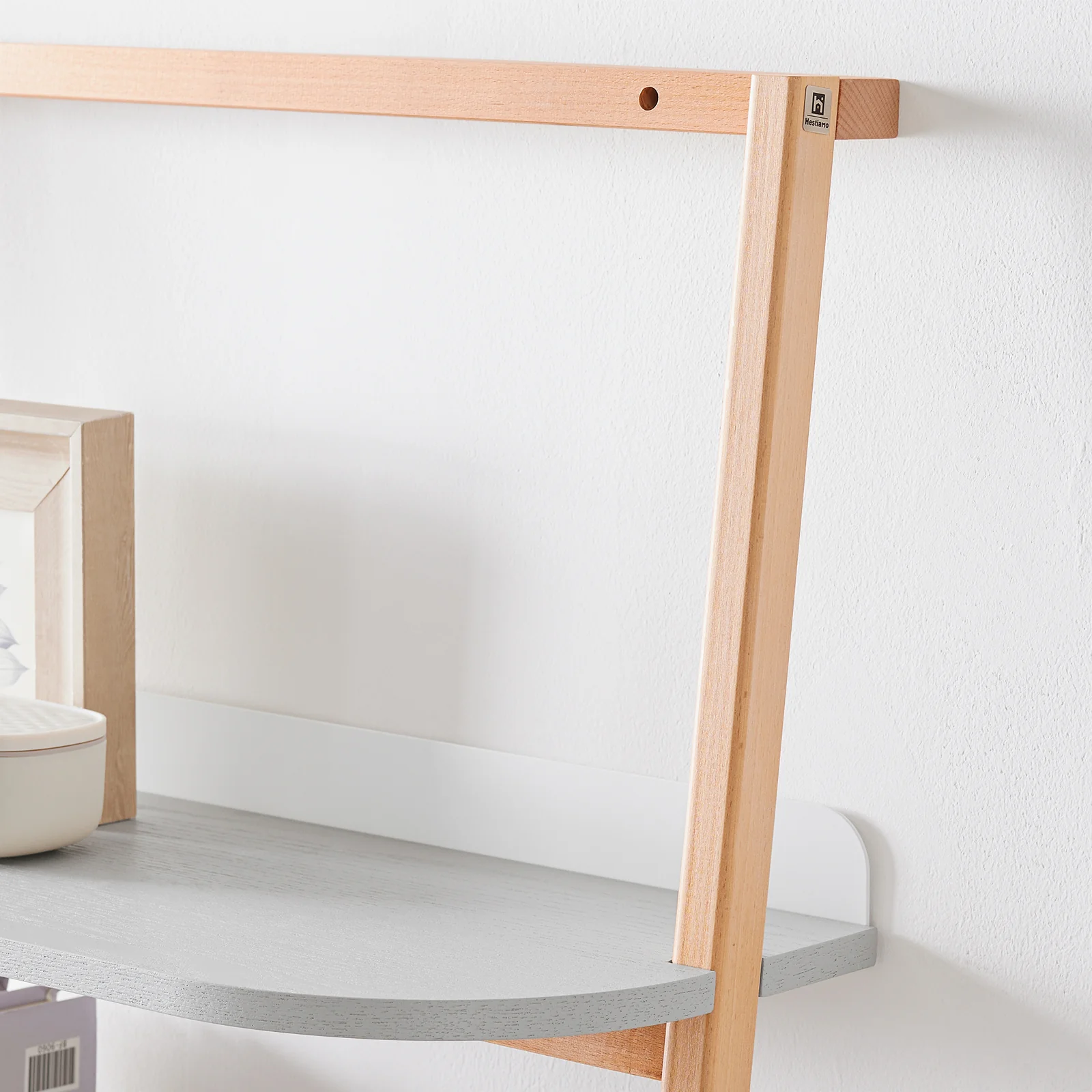 SoBuy HSTR02-HG Estantería de Escalera de 4 Niveles Gris 65 x 39 x 169 cm - Image 7