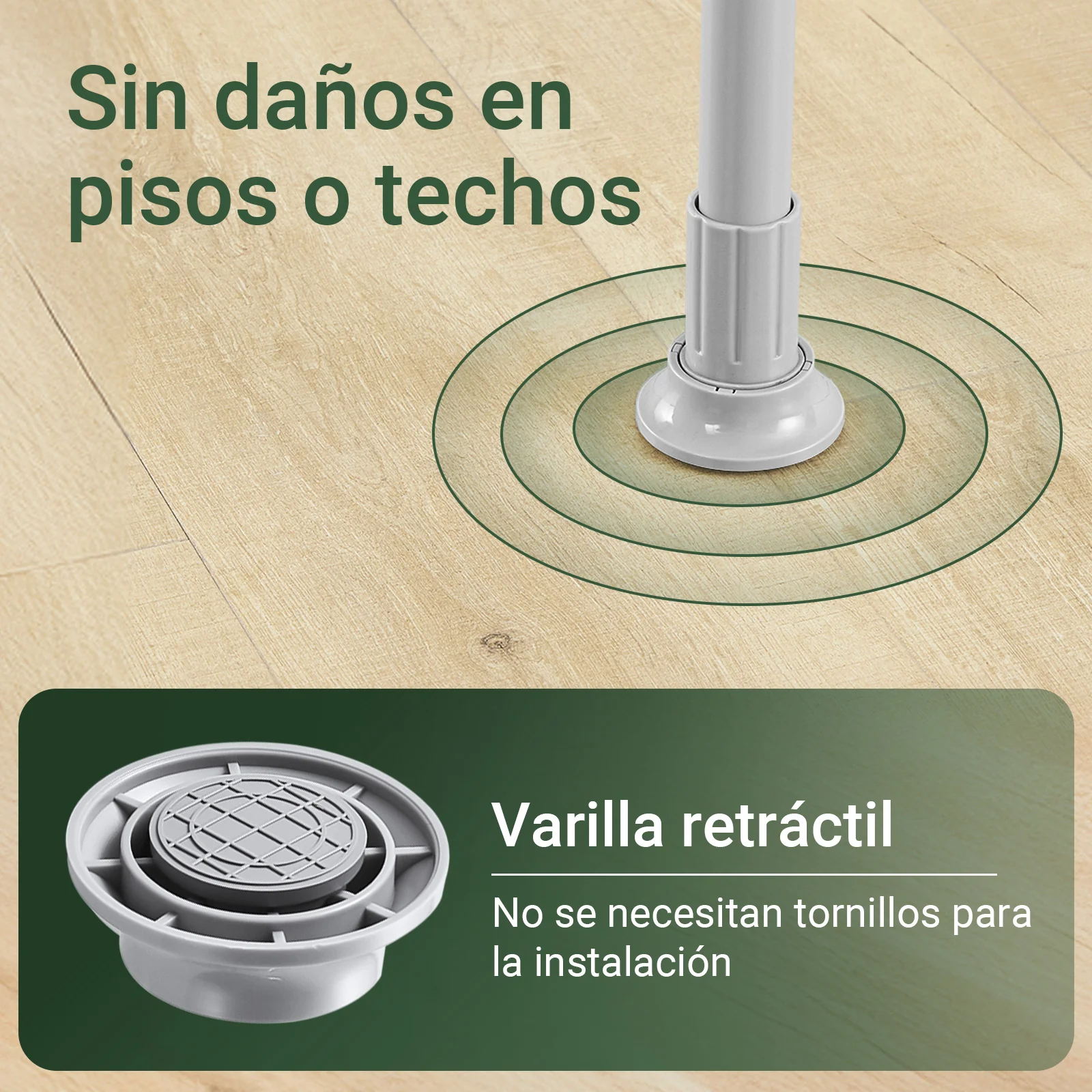 SoBuy KLS04-II-HG Perchero de Ropa Telescópico Altura Ajustable Gris 209-311 x 200-295 cm - Image 7