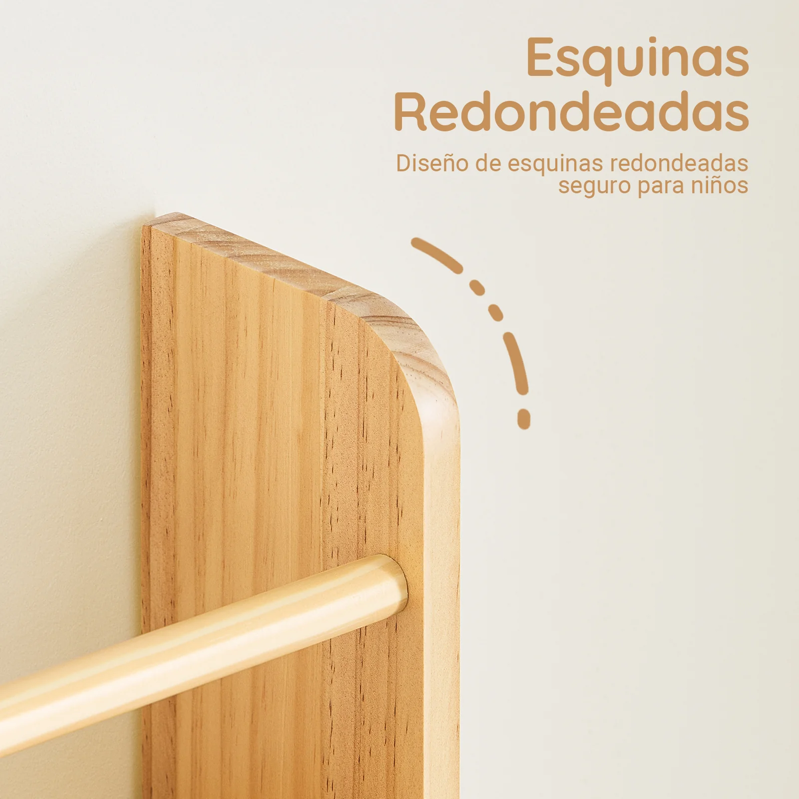 SoBuy KMB08-K-N Librería infantil con 4 Estantes L60cm Natural - Image 8