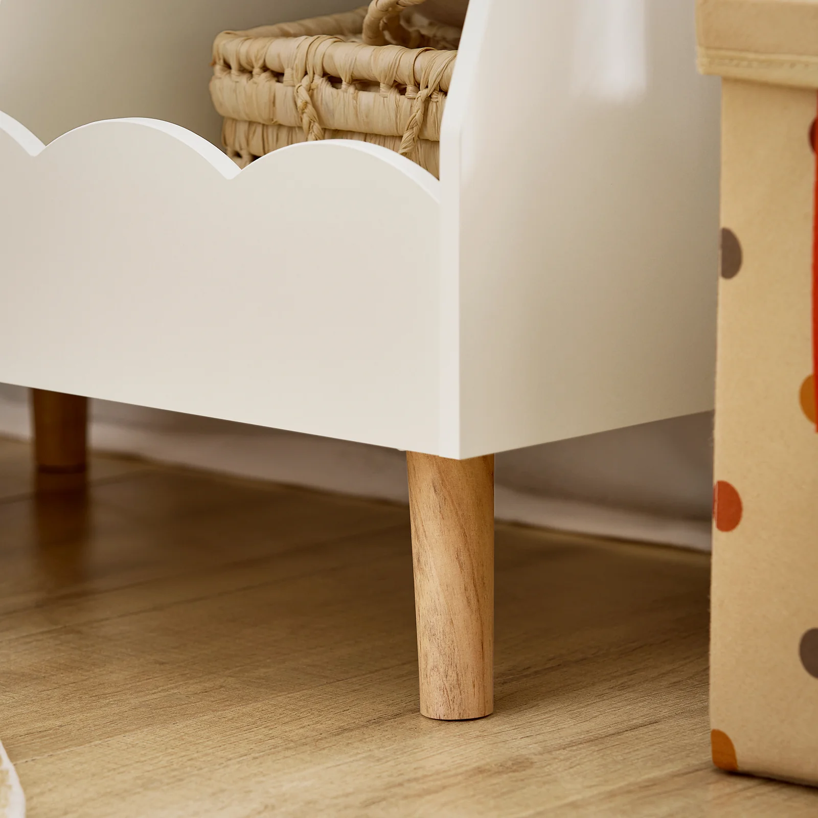SoBuy KMB100-K-W Librería Infantil Pequeño con 1 Estantería y 2 Compartimentos - Image 8
