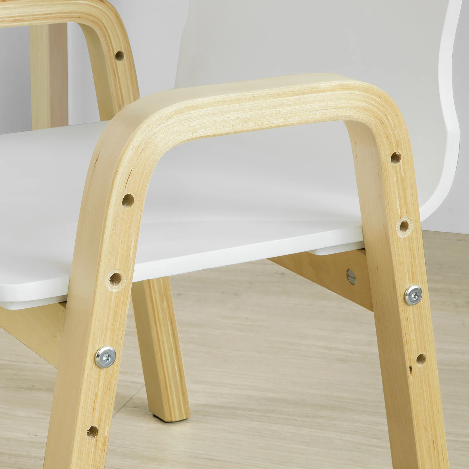SoBuy KMB24-Wx2 Sillas Infantiles x2 con 4 Alturas de Asiento Diferentes 23-35 cm - Image 7
