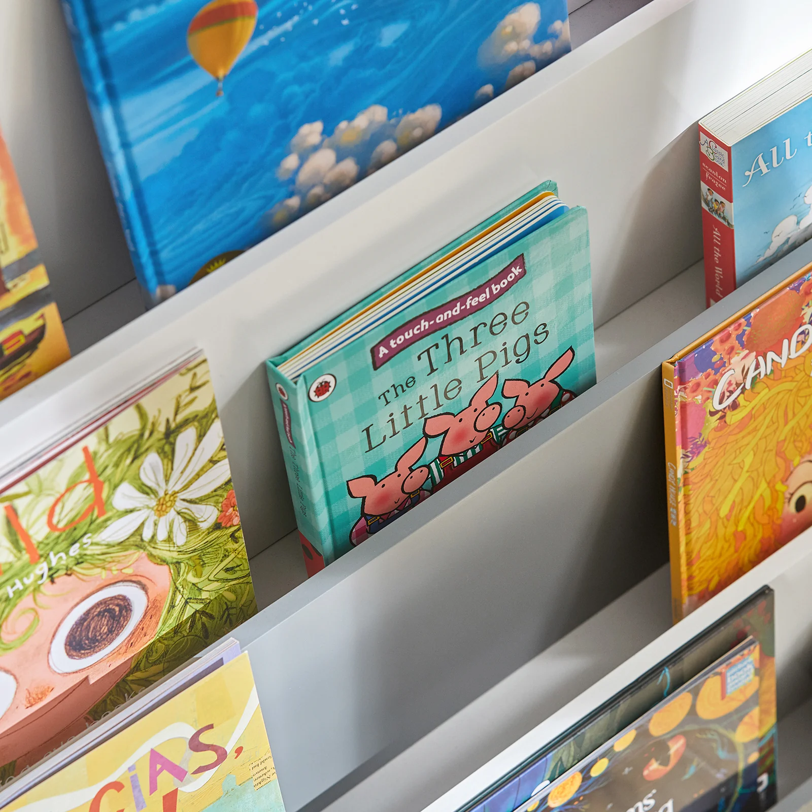 SoBuy KMB32-HG Librería Infantil con 4 compartimentos abiertos - Image 5