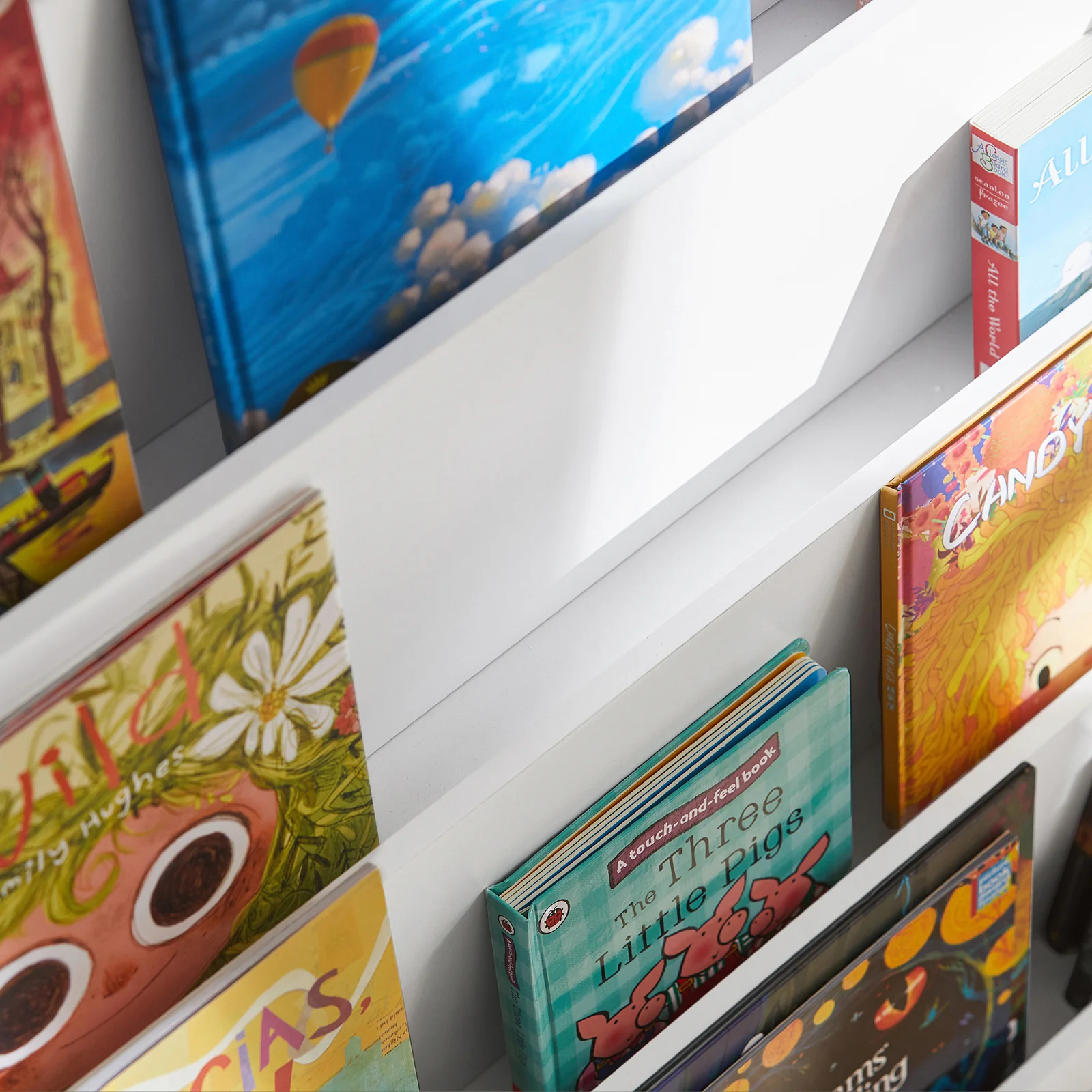 SoBuy KMB32-W Librería Infantil con 4 compartimentos abiertos Blanco - Image 7