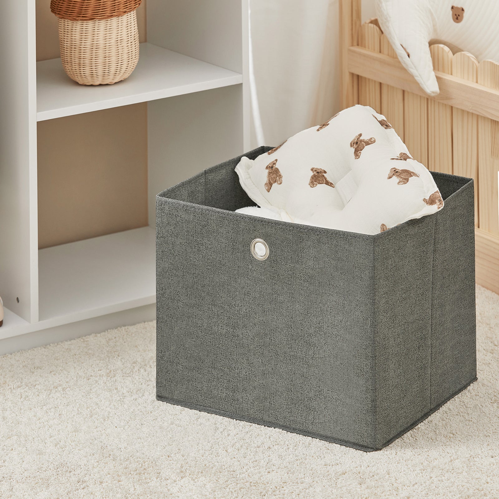 SoBuy KMB40-W Mueble Organizador para Juguetes y Ropa - Image 9