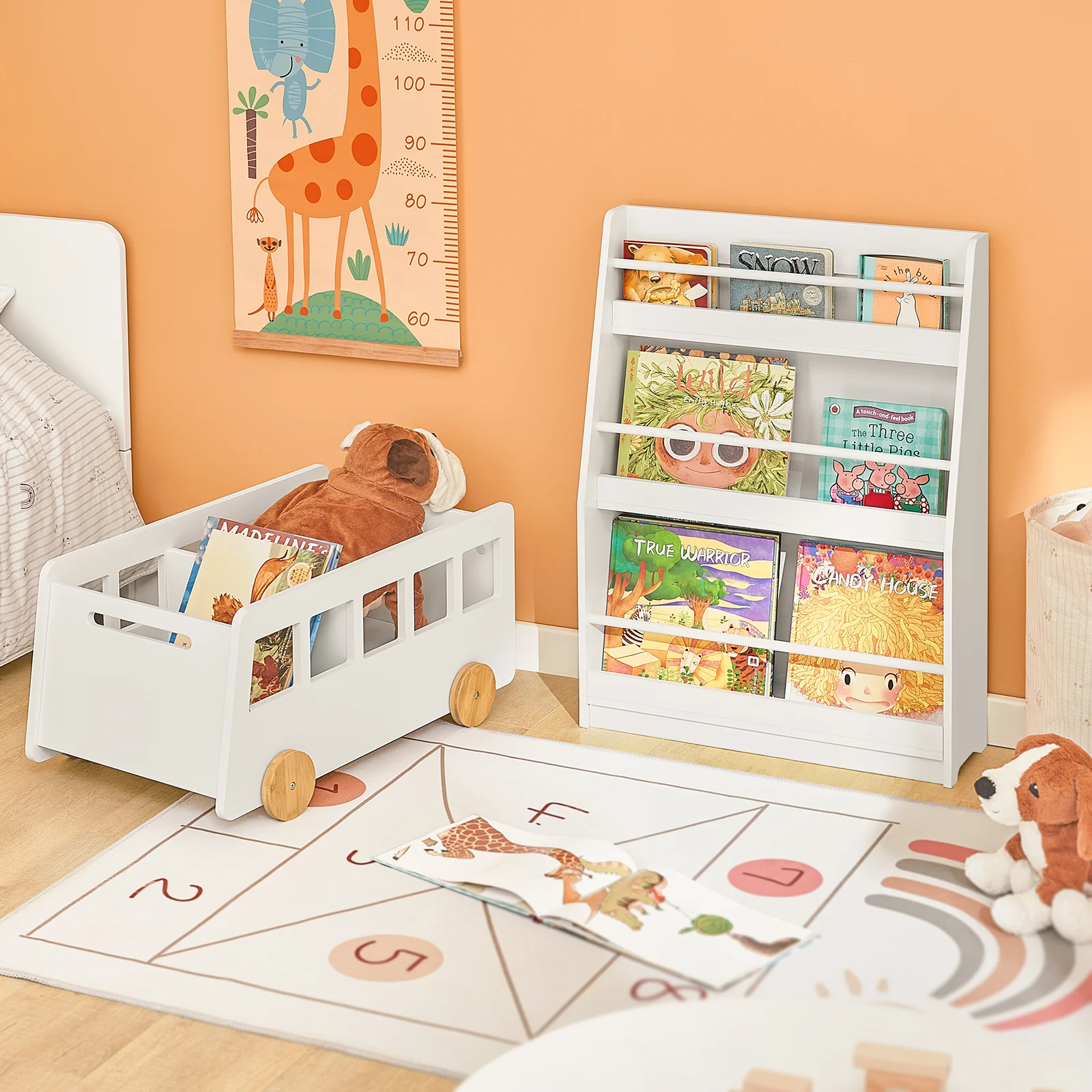SoBuy KMB45-W Estanterías Infantil de 3 Niveles - Image 4
