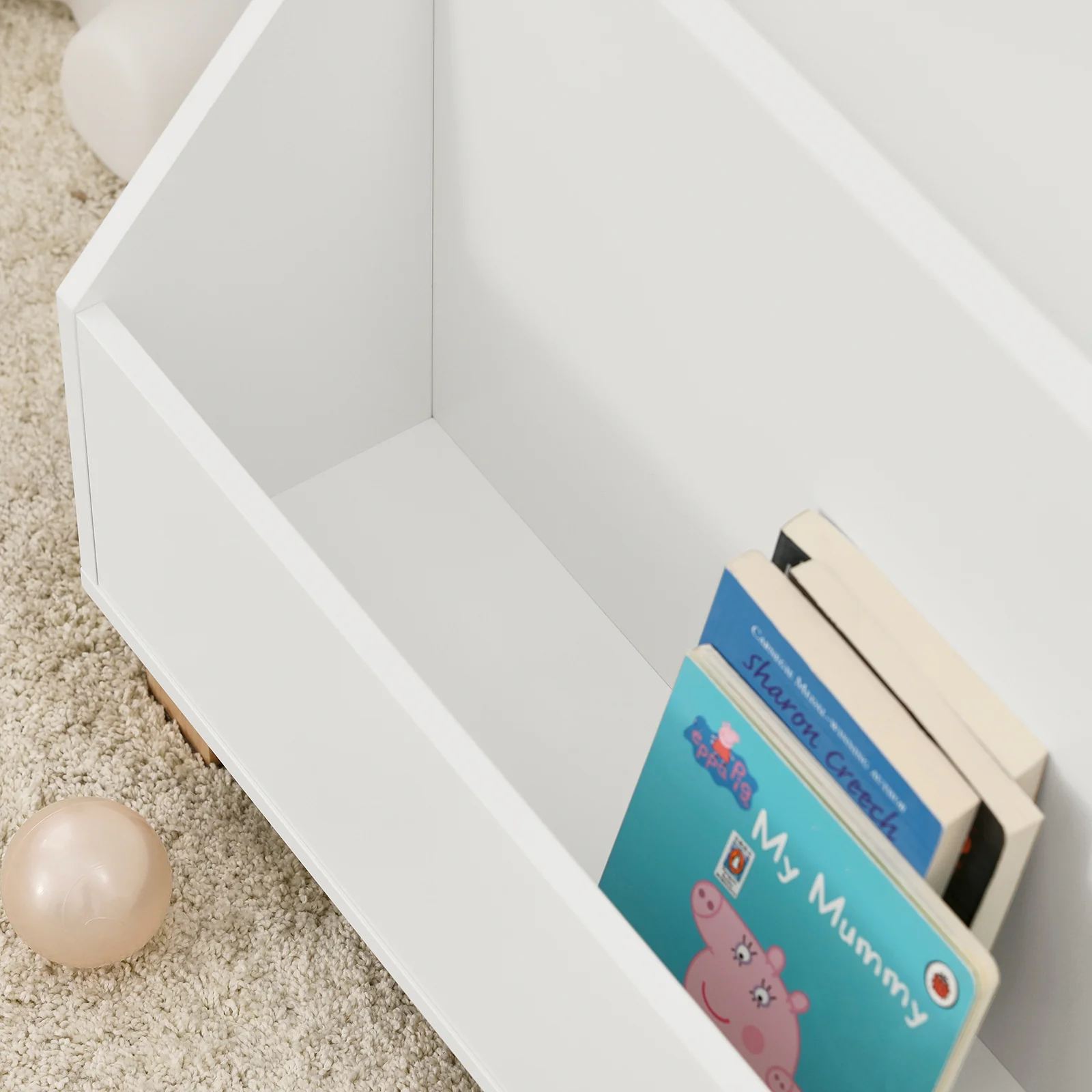 SoBuy KMB54-W Estantería para Niños con 2 Estantes y 1 Compartimiento - Image 8