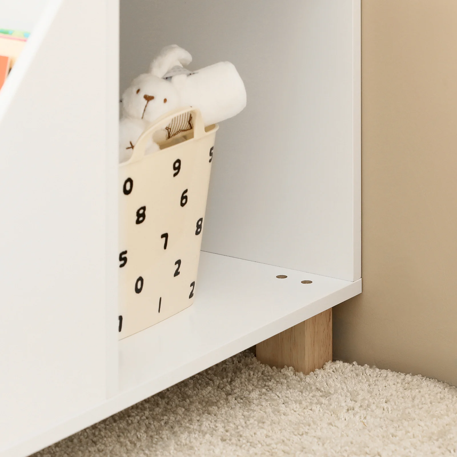 SoBuy KMB54-W Estantería para Niños con 2 Estantes y 1 Compartimiento - Image 9