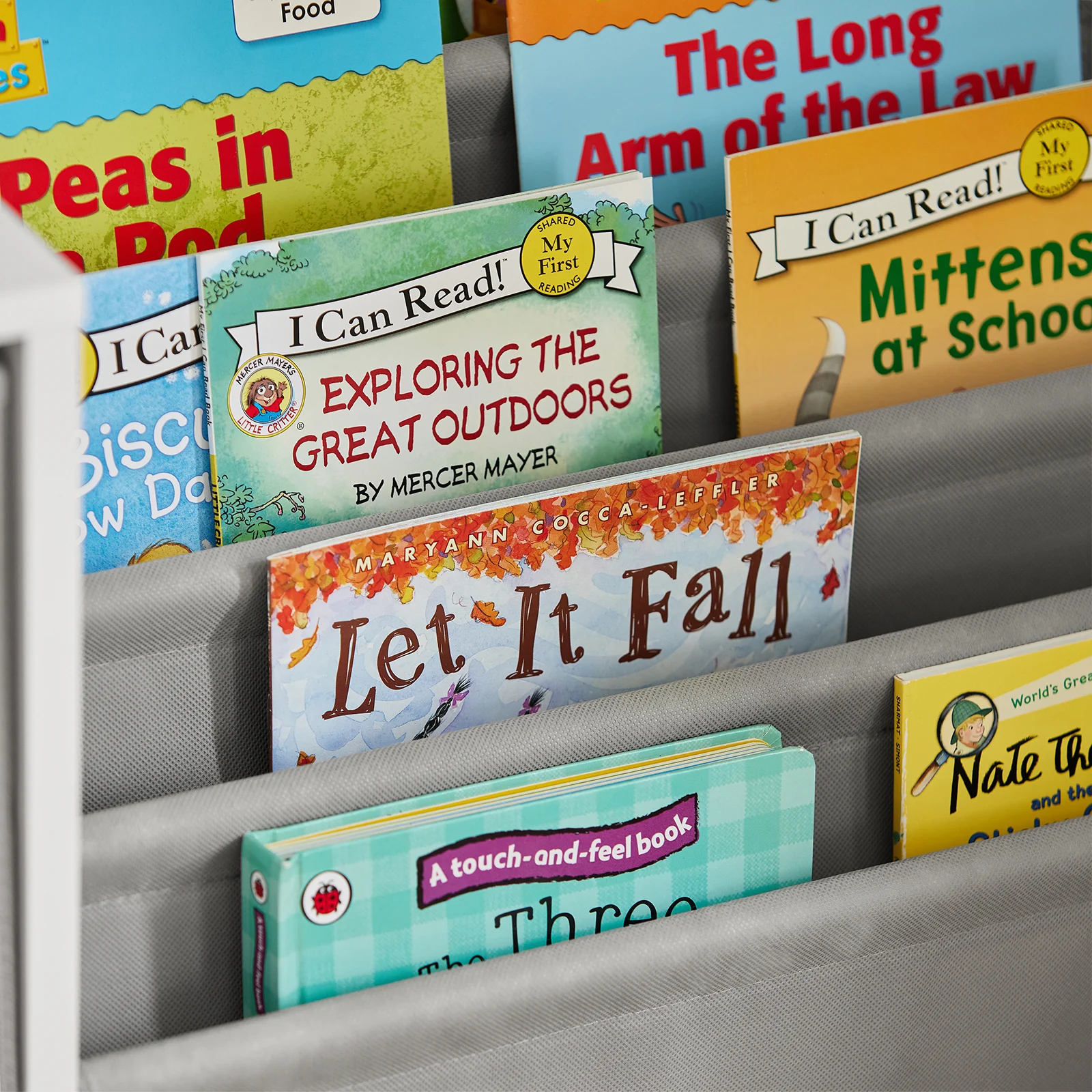 SoBuy KMB76-W Librería Infantil para niños con 2 Cestas y 1 Compartimiento - Image 9