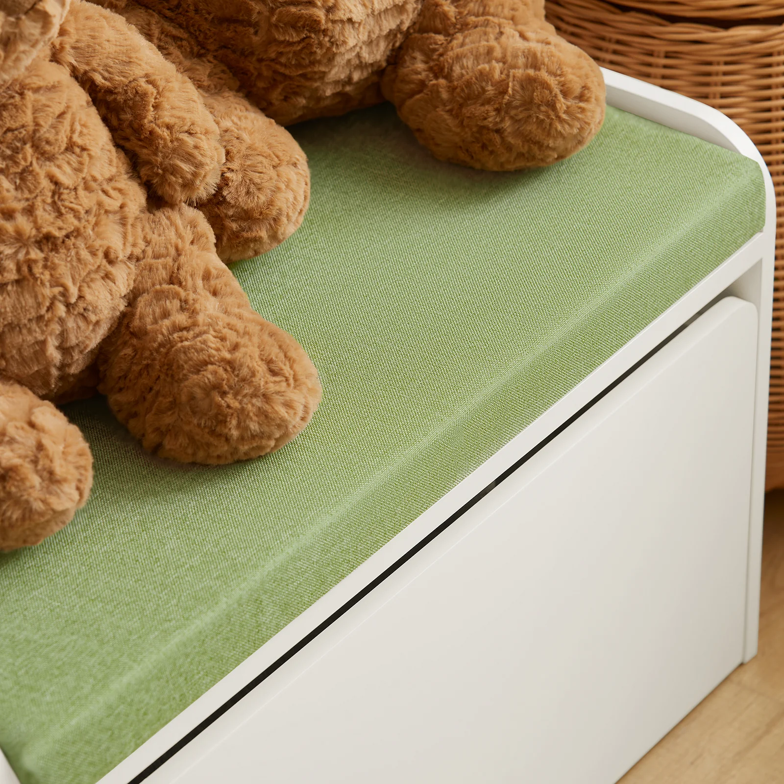 SoBuy KMB80-W Organizador de Juguetes Banco para niño - Image 8