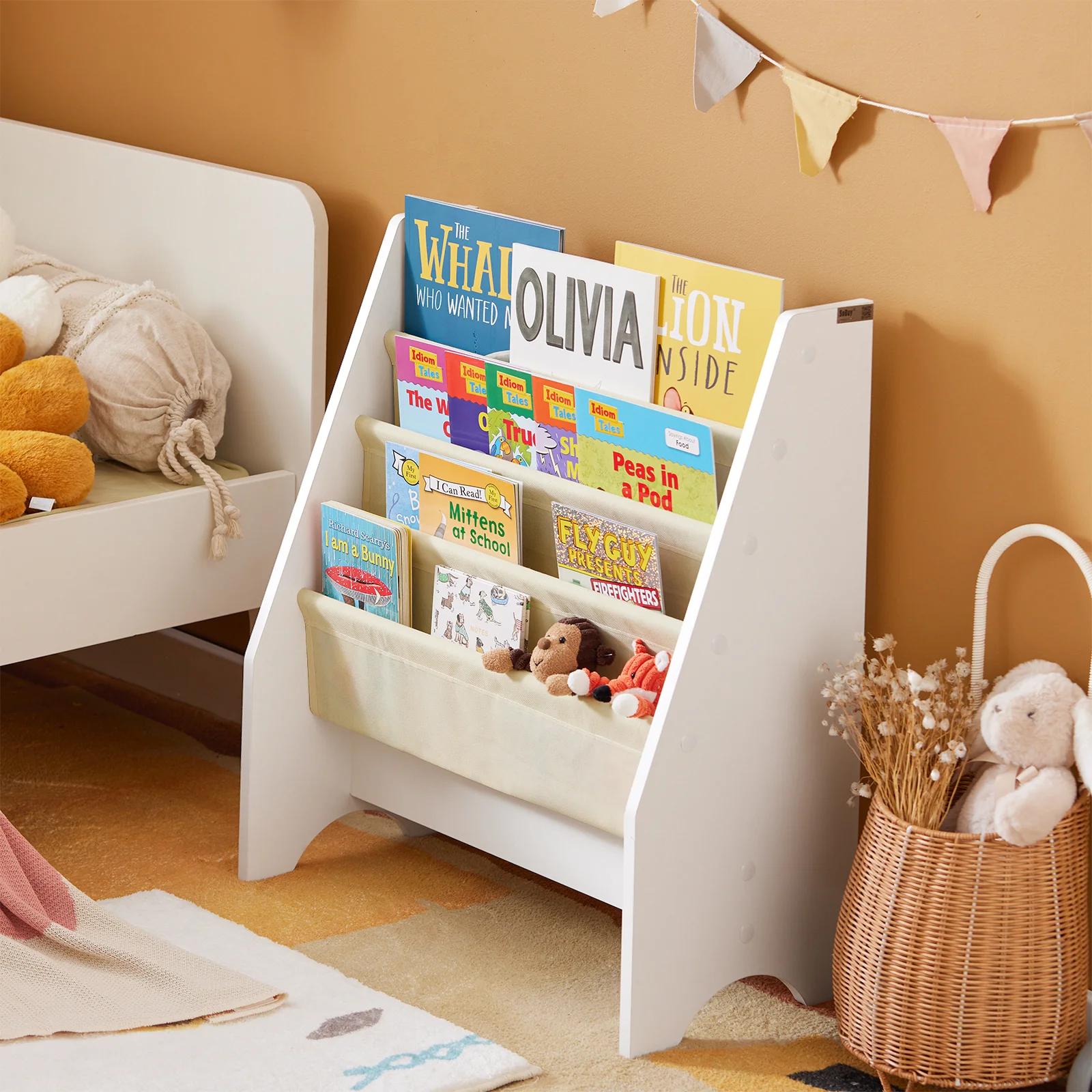 SoBuy FRG225-W LibrerÃa Infantil para niños con 4 EstanterÃas - Image 5