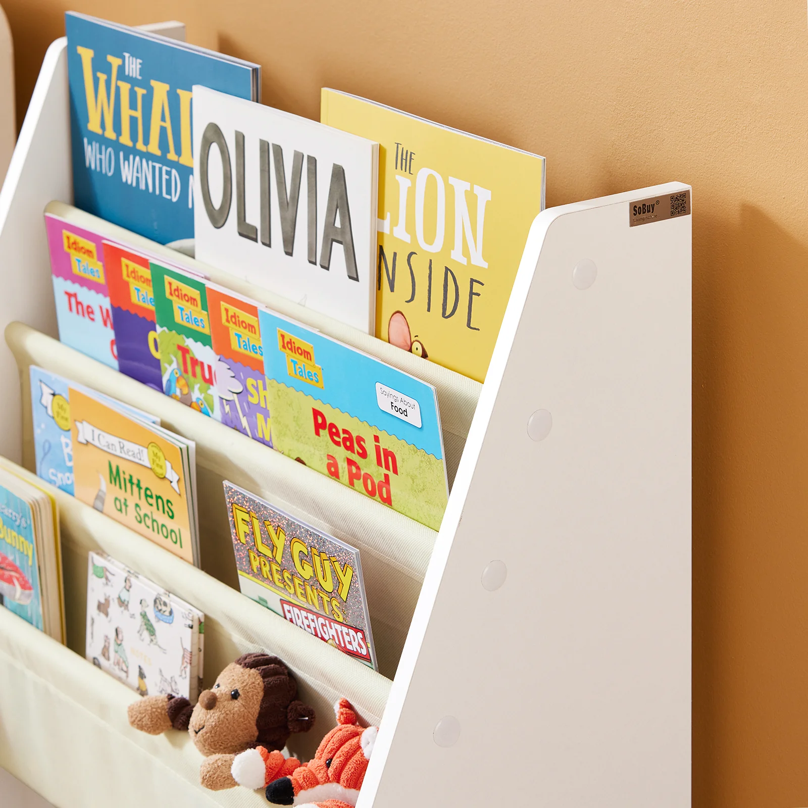 SoBuy FRG225-W LibrerÃa Infantil para niños con 4 EstanterÃas - Image 7