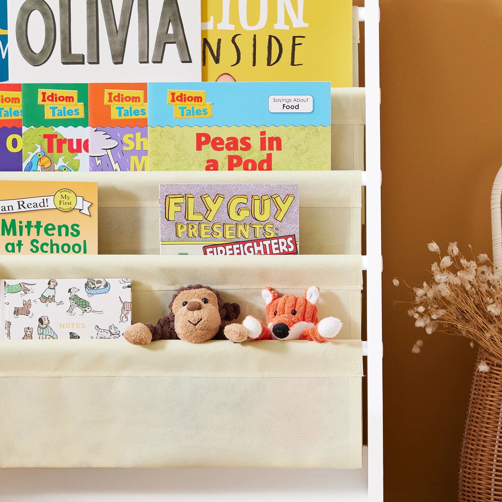 SoBuy FRG225-W LibrerÃa Infantil para niños con 4 EstanterÃas - Image 9